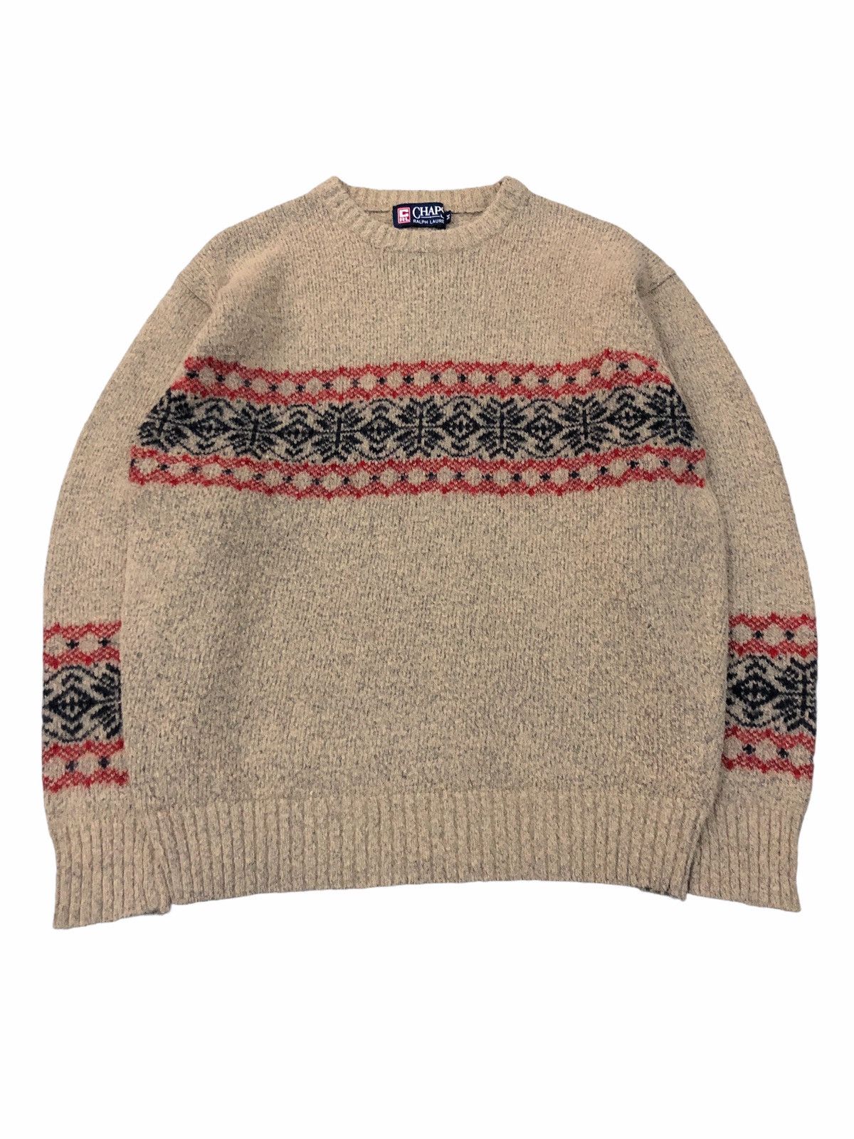 Chaps Ralph Lauren Vintage Chaps Ralph Lauren Wool Hand Knit Sweater Size US S / EU 44-46 / 1 - 1 Thumbnail