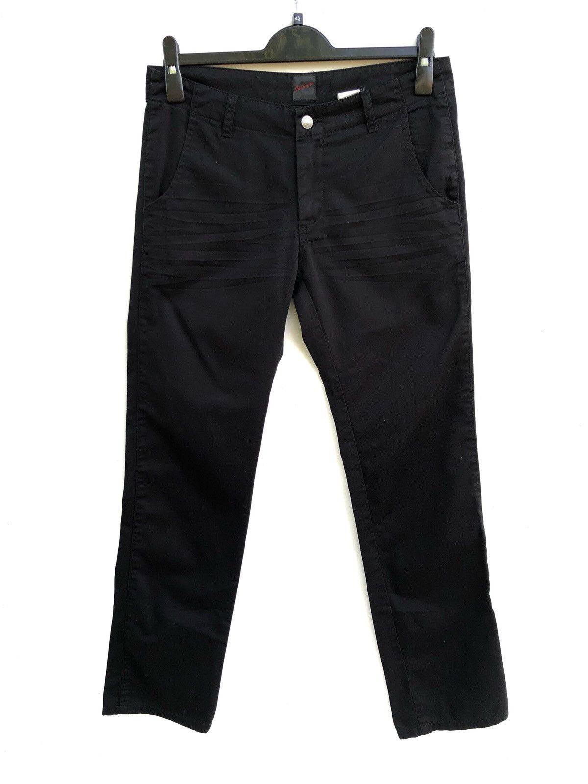JACKROSE Japanese Brand Jack Rose Black Casual Pant Size US 30 / EU 46 - 2 Thumbnail