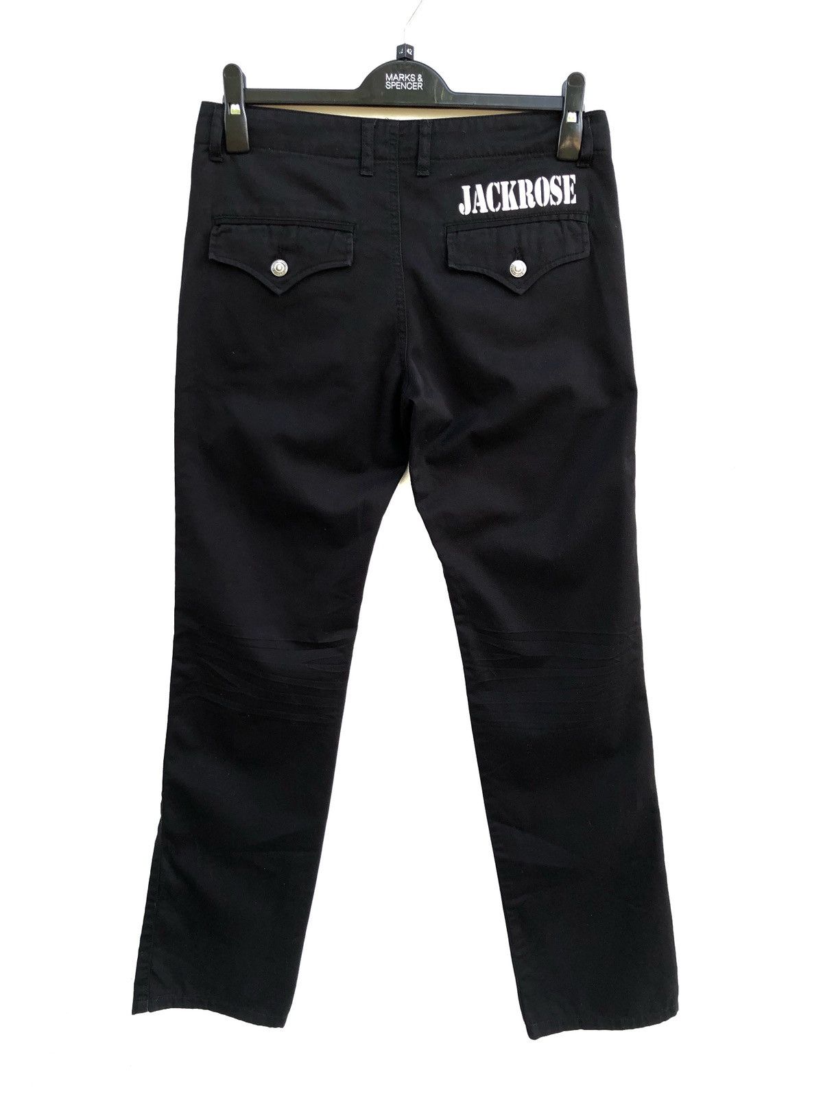 image of Jack Rose Black Casual Pant, Men's (Size 30)