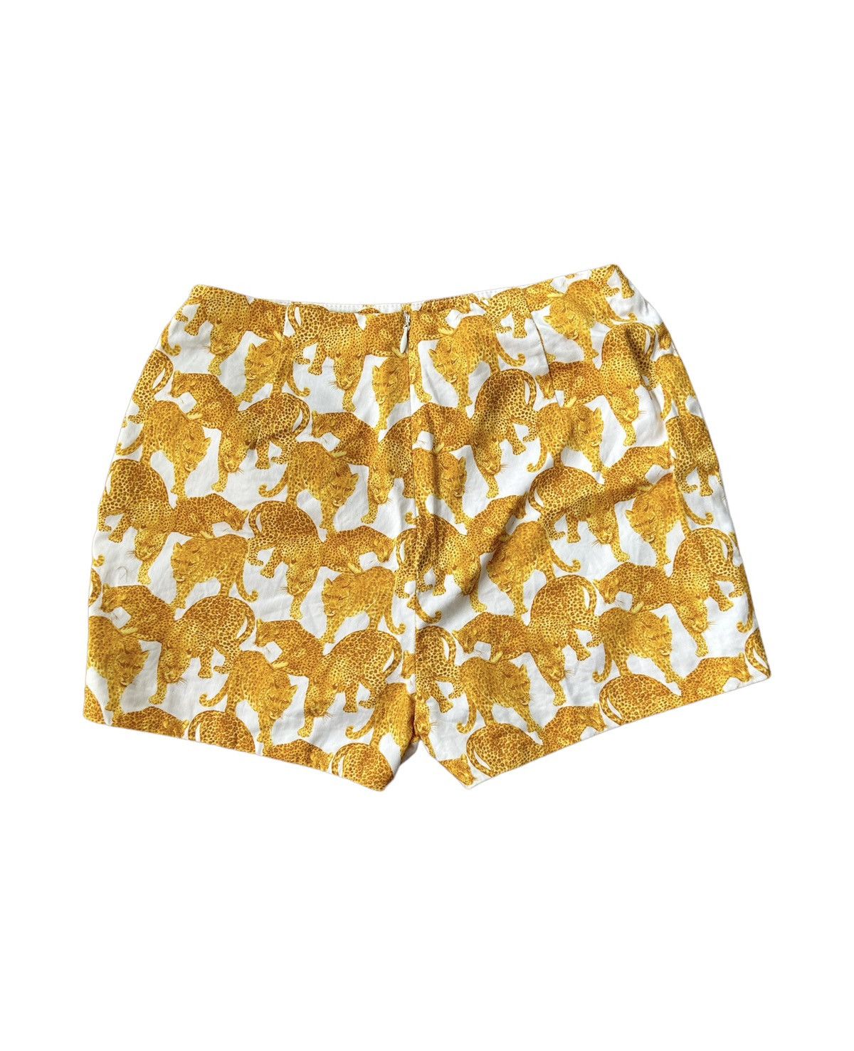 image of Gianni Versace x Versace Monogram Leapord Sexy Shorts Pant in Fullprint, Women's (Size 23)