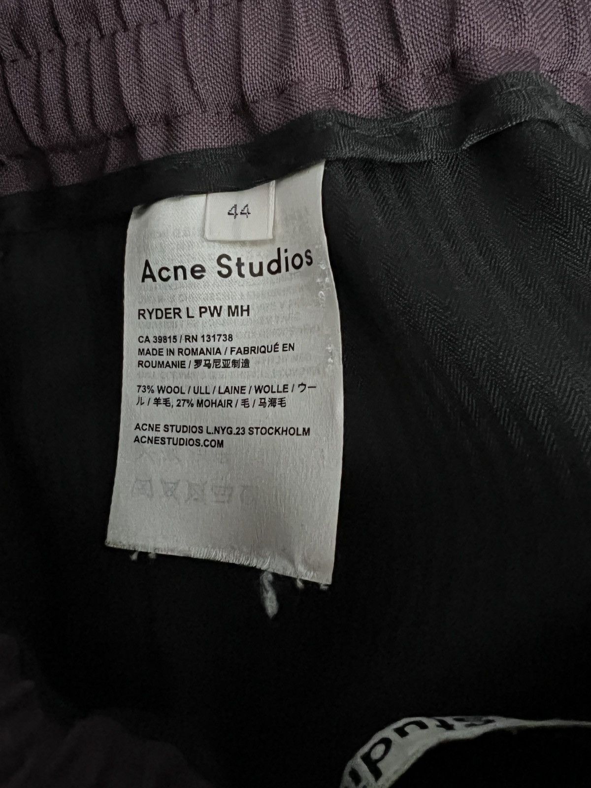 Acne Studios Cropped Rider Pants Size US 28 / EU 44 - 9 Thumbnail