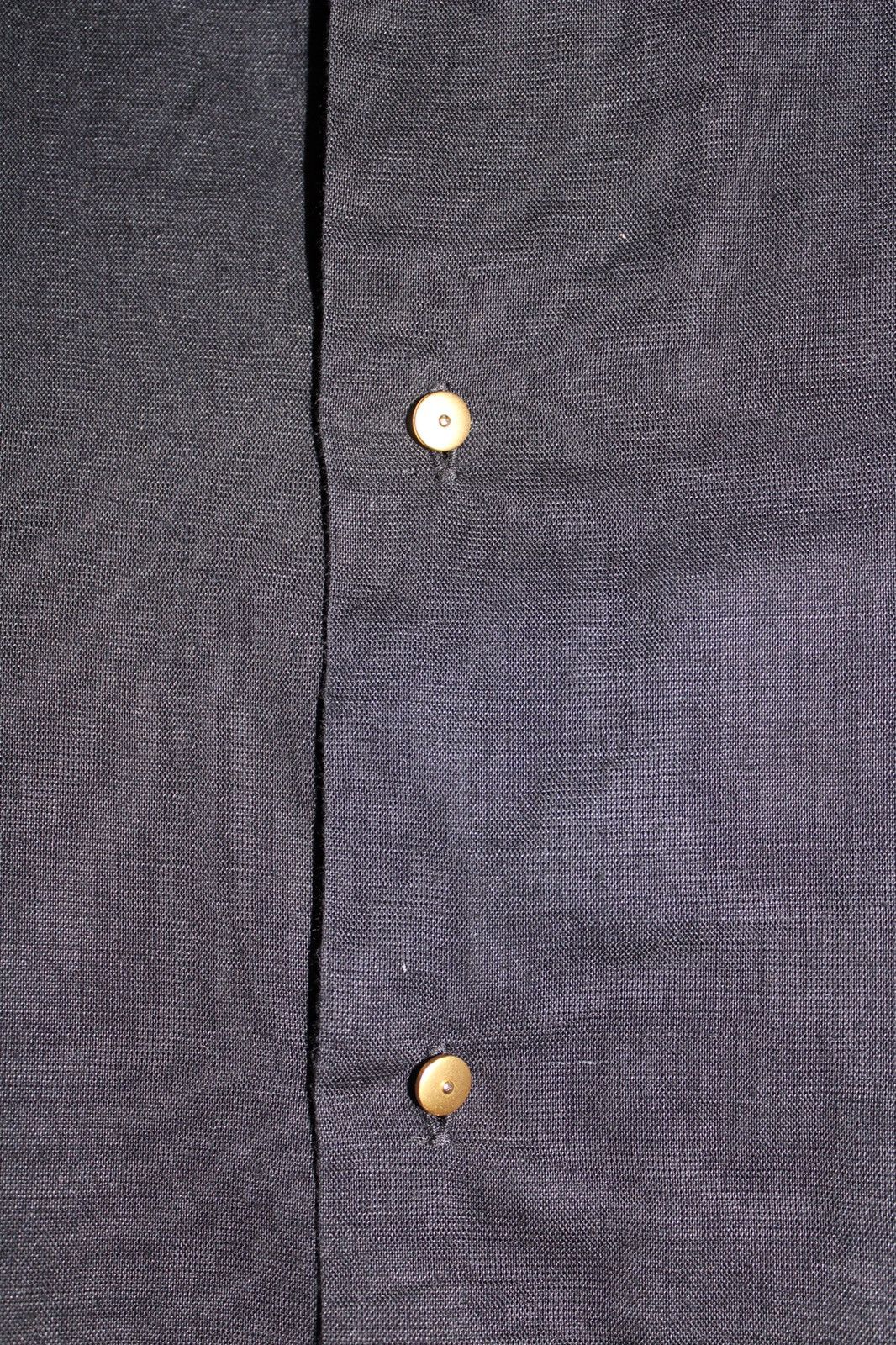 Kapital Beaded Linen Blend Camp Collar Shirt Size US M / EU 48-50 / 2 - 4 Thumbnail