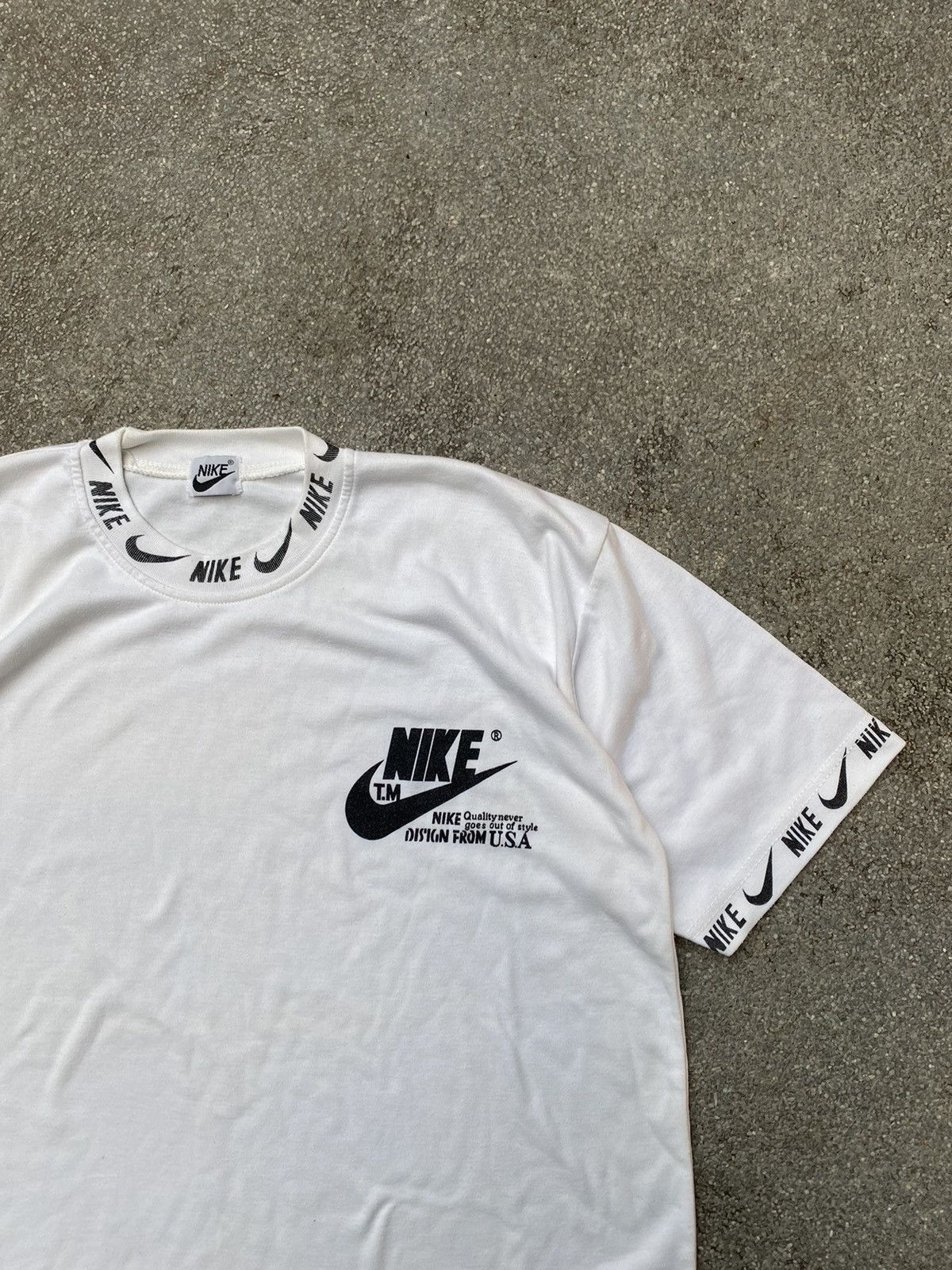 Rare Vintage 90s Nike Spell Out Design From USA Set
