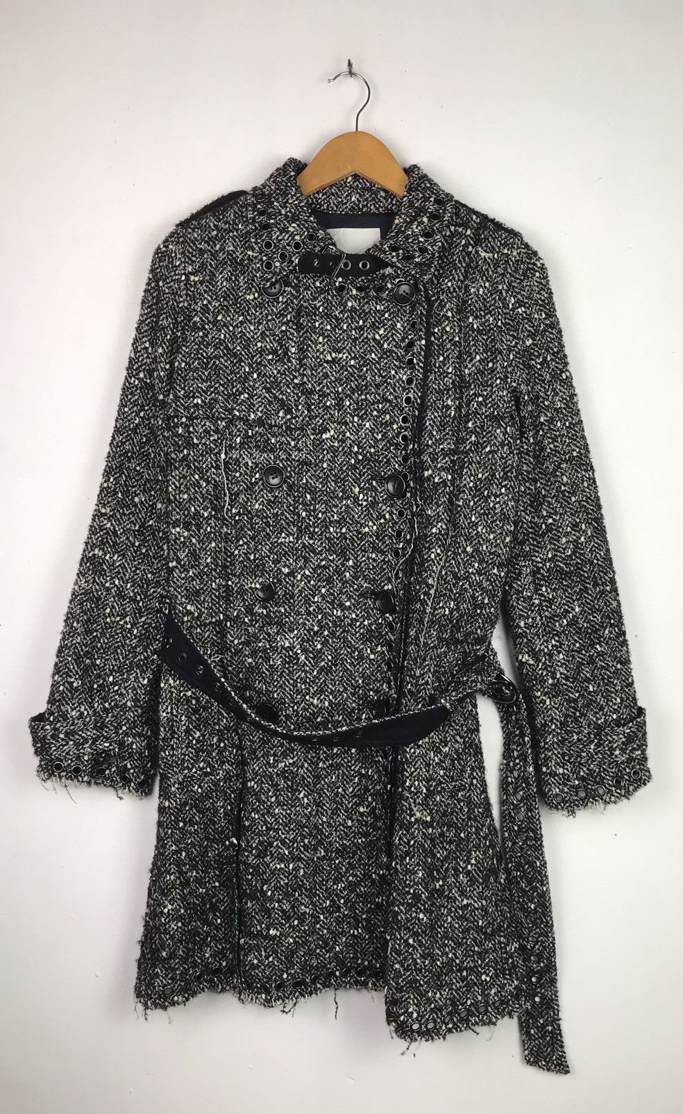 Le Grande Bleu (L.G.B.) × Vintage Avant garde Long Jacket Punk Seditionaries Design Size S / US 4 / IT 40 - 1 Thumbnail