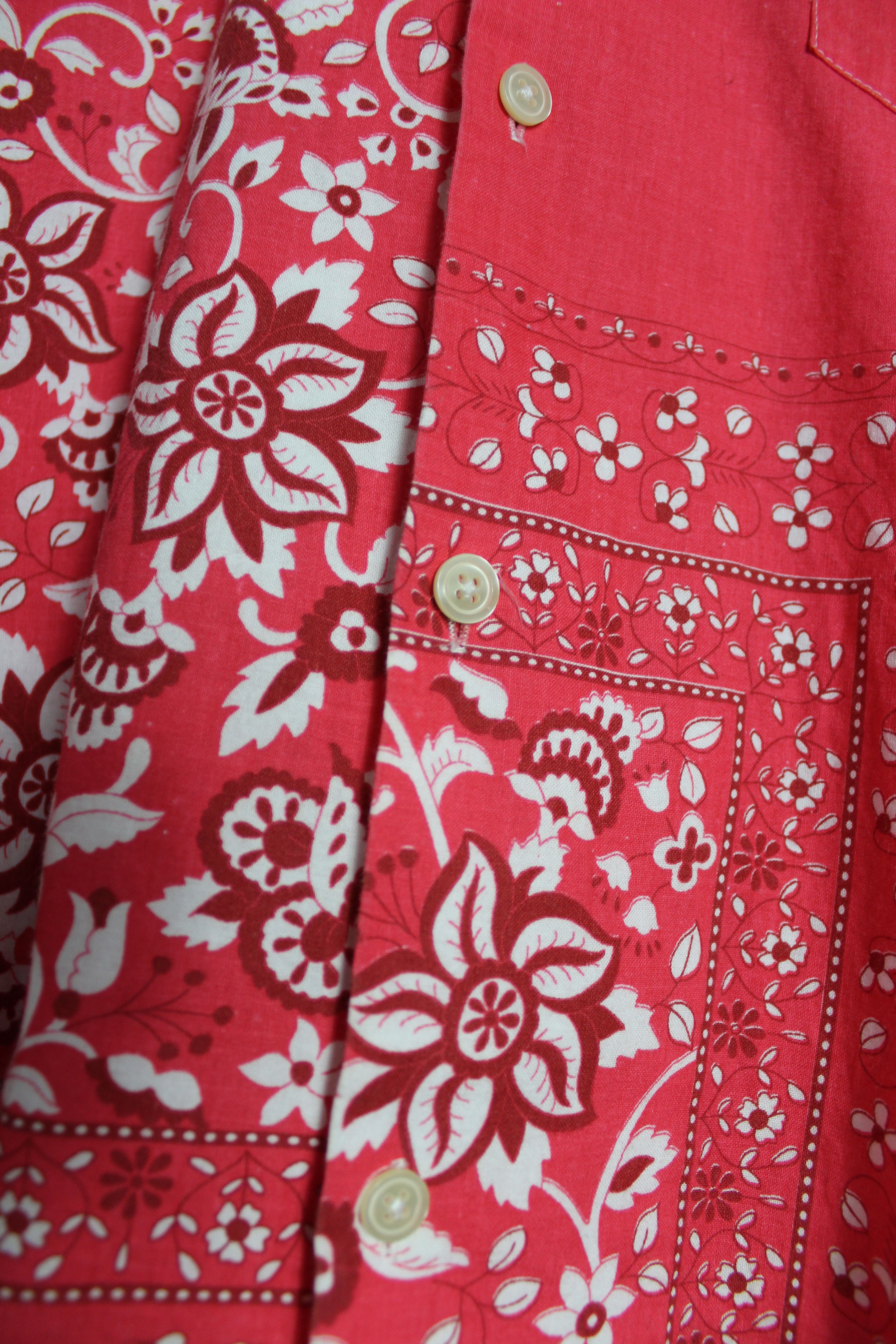 Other Farms New York Bandana Button Down Shirt Size US M / EU 48-50 / 2 - 5 Thumbnail