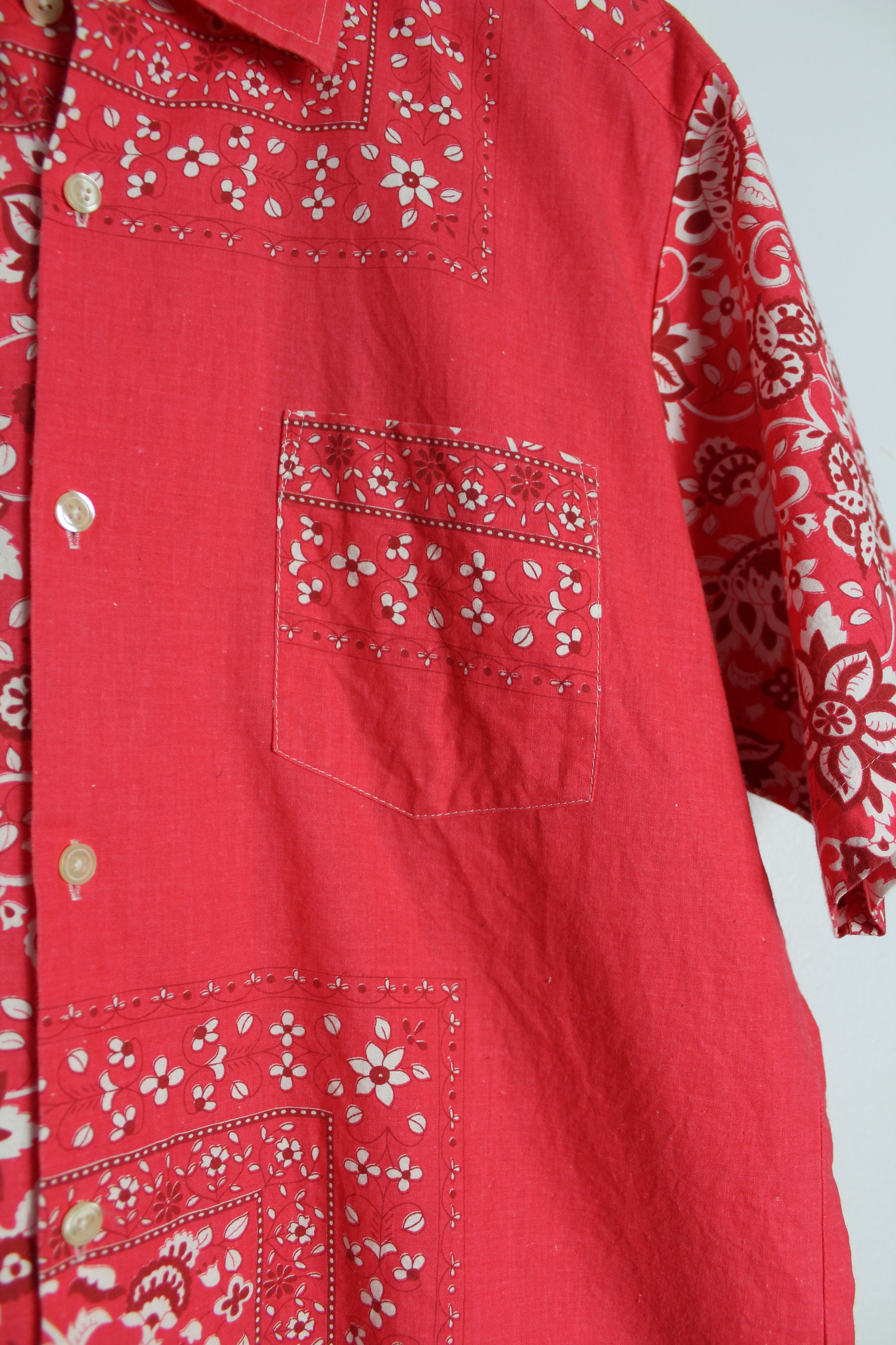 Other Farms New York Bandana Button Down Shirt Size US M / EU 48-50 / 2 - 3 Thumbnail