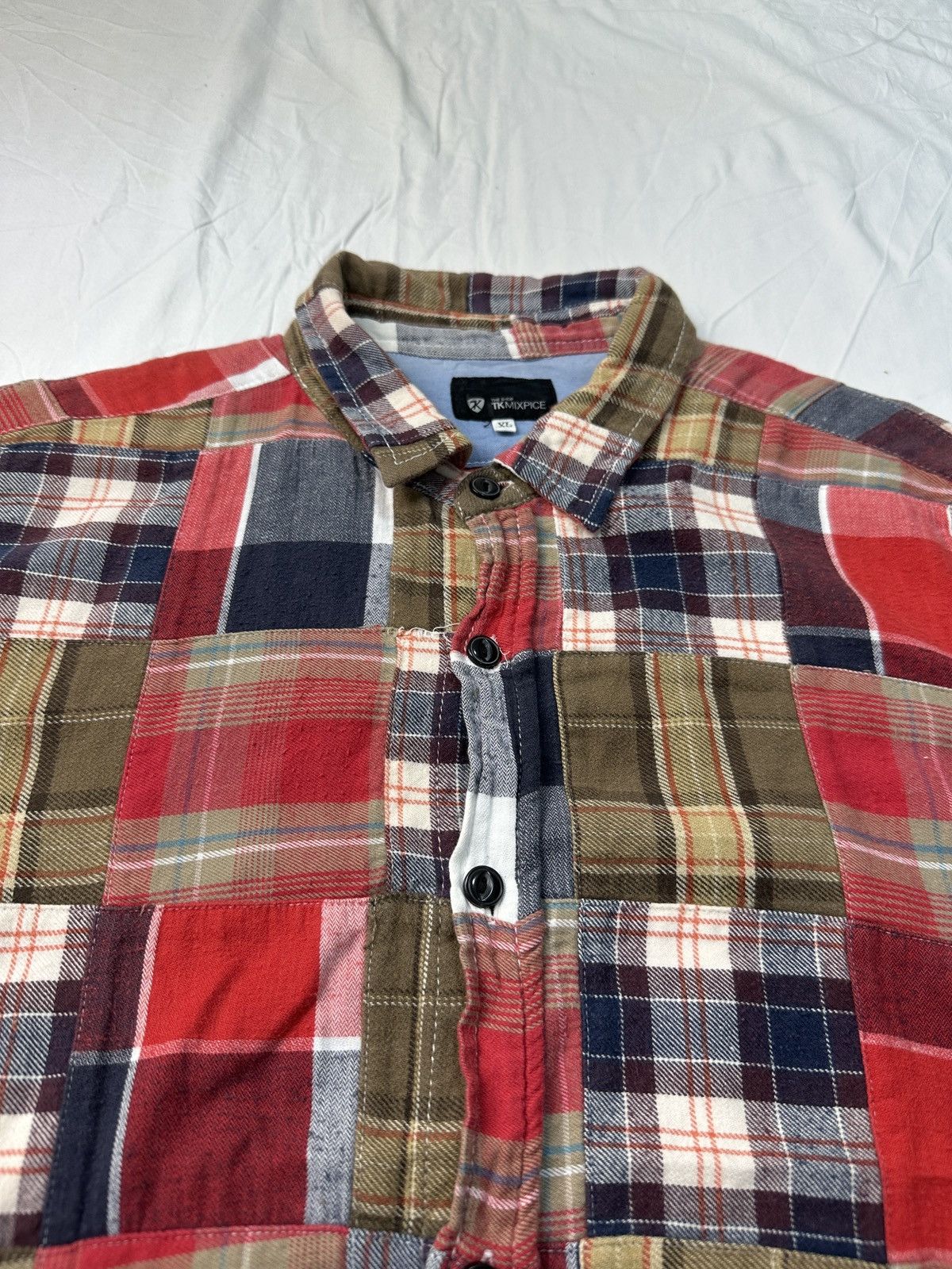 Flannel TK Mixpice patchwork kapital style flannel shirt Size US M / EU 48-50 / 2 - 14 Thumbnail