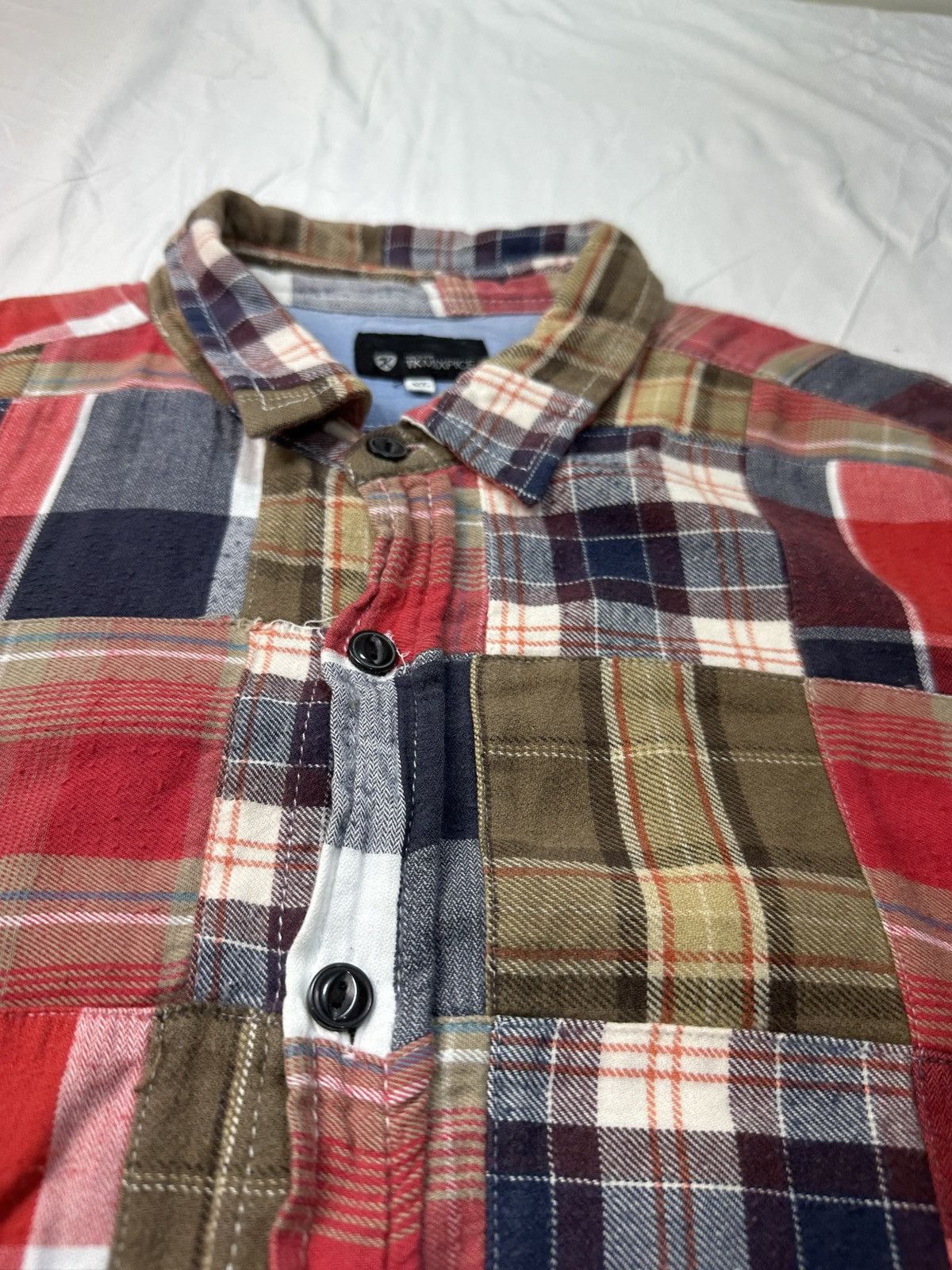 Flannel TK Mixpice patchwork kapital style flannel shirt Size US M / EU 48-50 / 2 - 8 Thumbnail