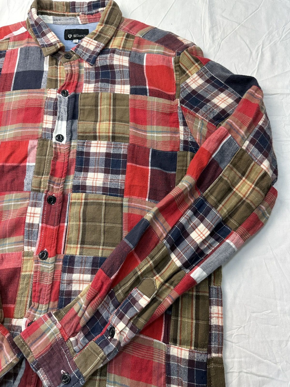 Flannel TK Mixpice patchwork kapital style flannel shirt Size US M / EU 48-50 / 2 - 5 Thumbnail