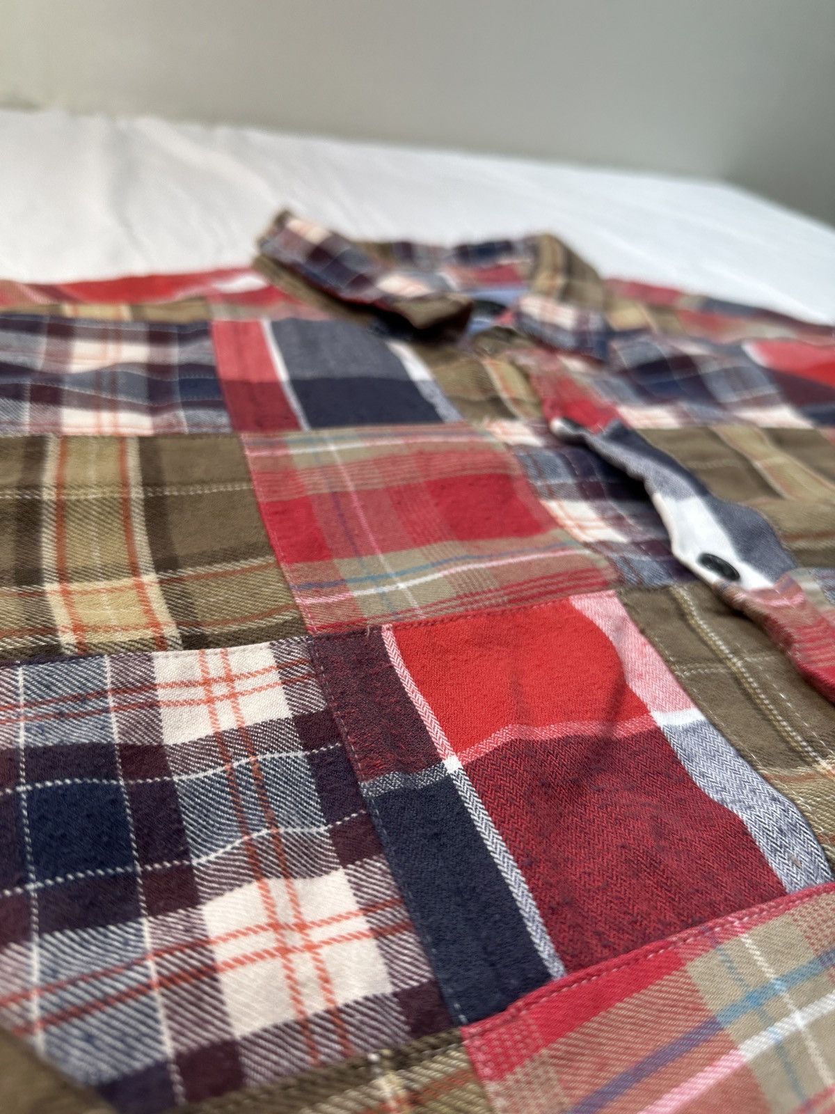 Flannel TK Mixpice patchwork kapital style flannel shirt Size US M / EU 48-50 / 2 - 10 Thumbnail