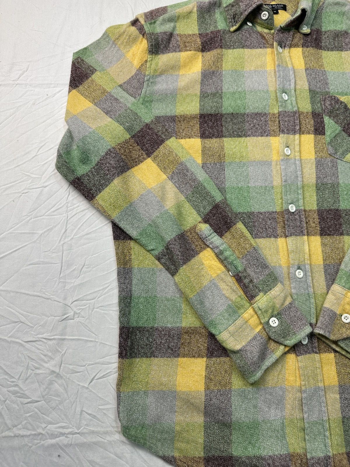 Beams Plus Beams Heart Flannel long sleeve shirt Size US M / EU 48-50 / 2 - 6 Thumbnail