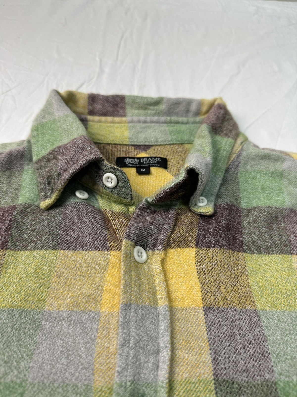 Beams Plus Beams Heart Flannel long sleeve shirt Size US M / EU 48-50 / 2 - 4 Thumbnail