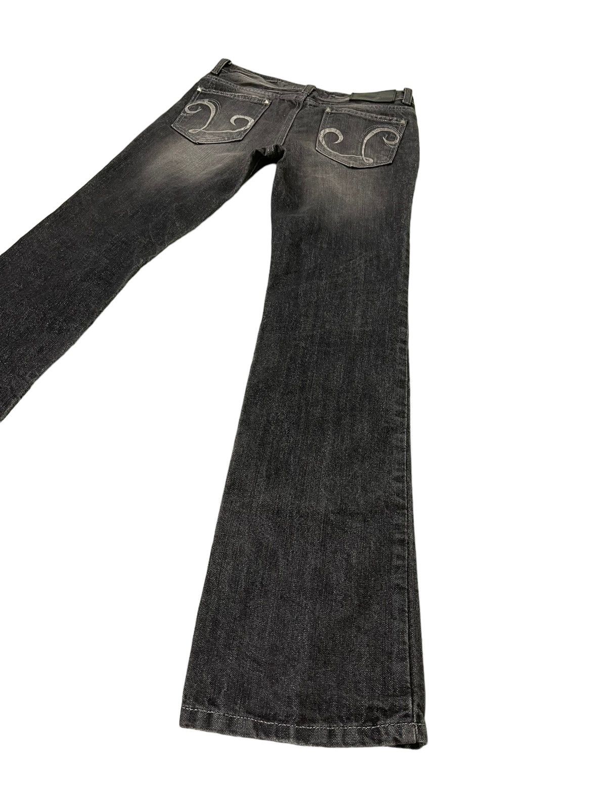 Japanese Brand Flare Jeans Slim Lagust Distress Denim Boot Cut 5🟦6 Size US 30 / EU 46 - 14 Thumbnail