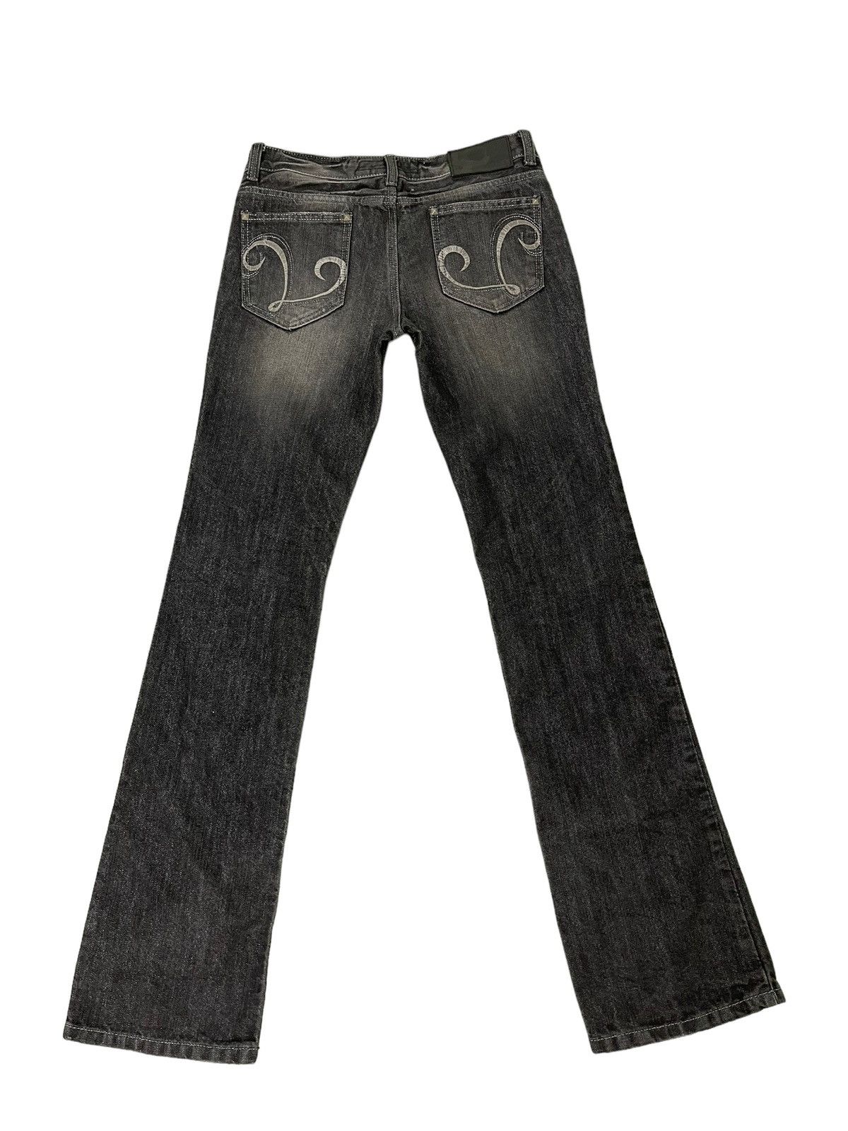 Japanese Brand Flare Jeans Slim Lagust Distress Denim Boot Cut 5🟦6 Size US 30 / EU 46 - 12 Thumbnail