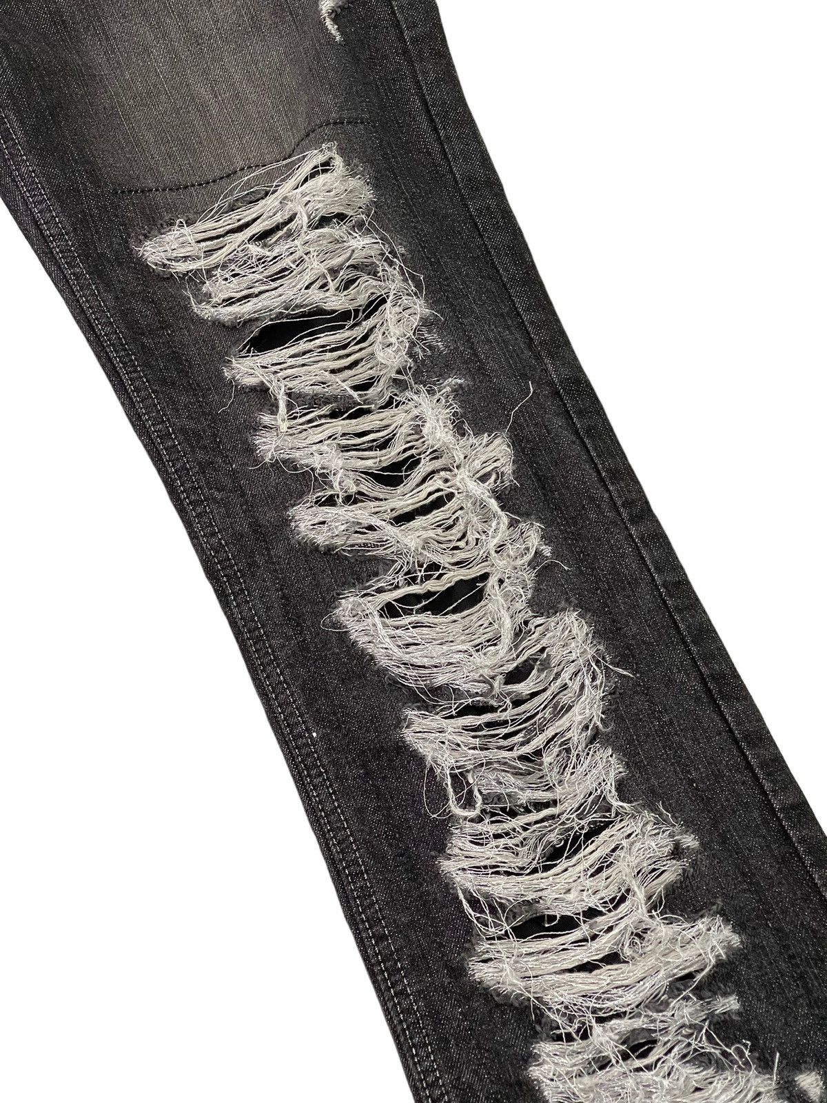 Japanese Brand Flare Jeans Slim Lagust Distress Denim Boot Cut 5🟦6 Size US 30 / EU 46 - 7 Thumbnail