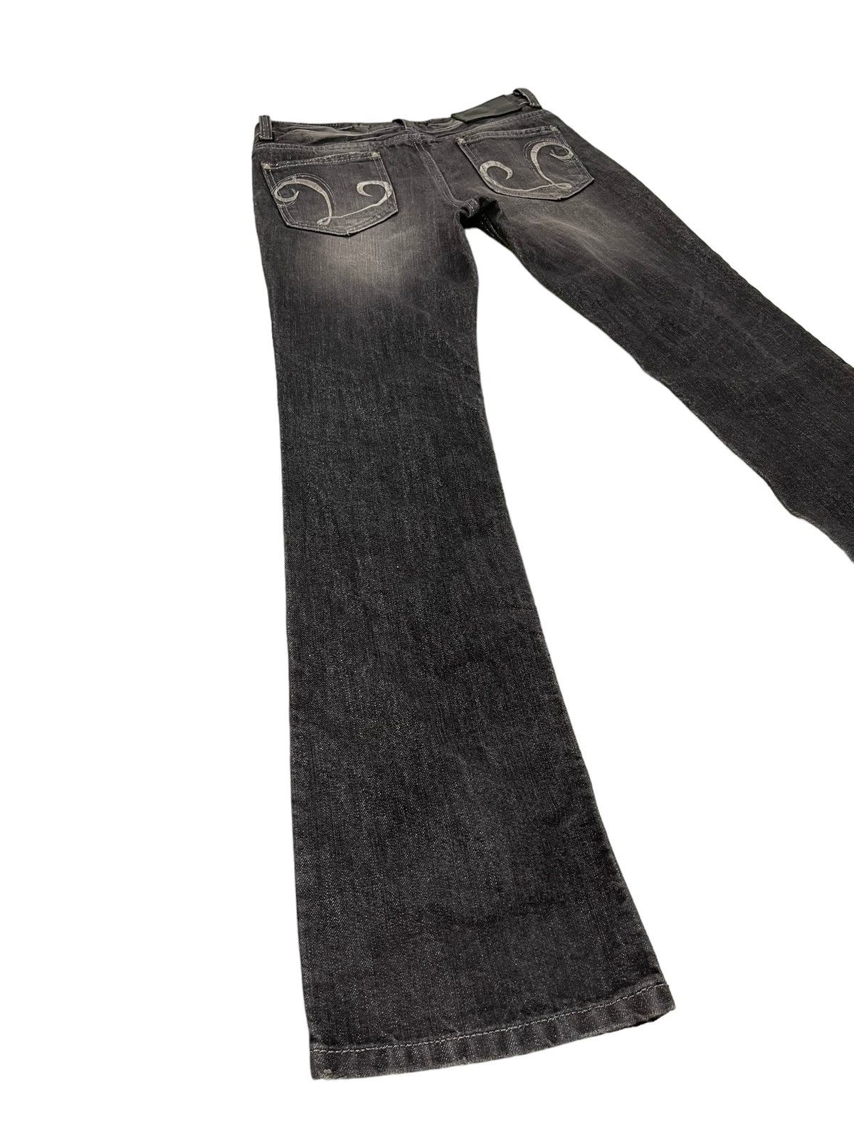 Japanese Brand Flare Jeans Slim Lagust Distress Denim Boot Cut 5🟦6 Size US 30 / EU 46 - 13 Thumbnail