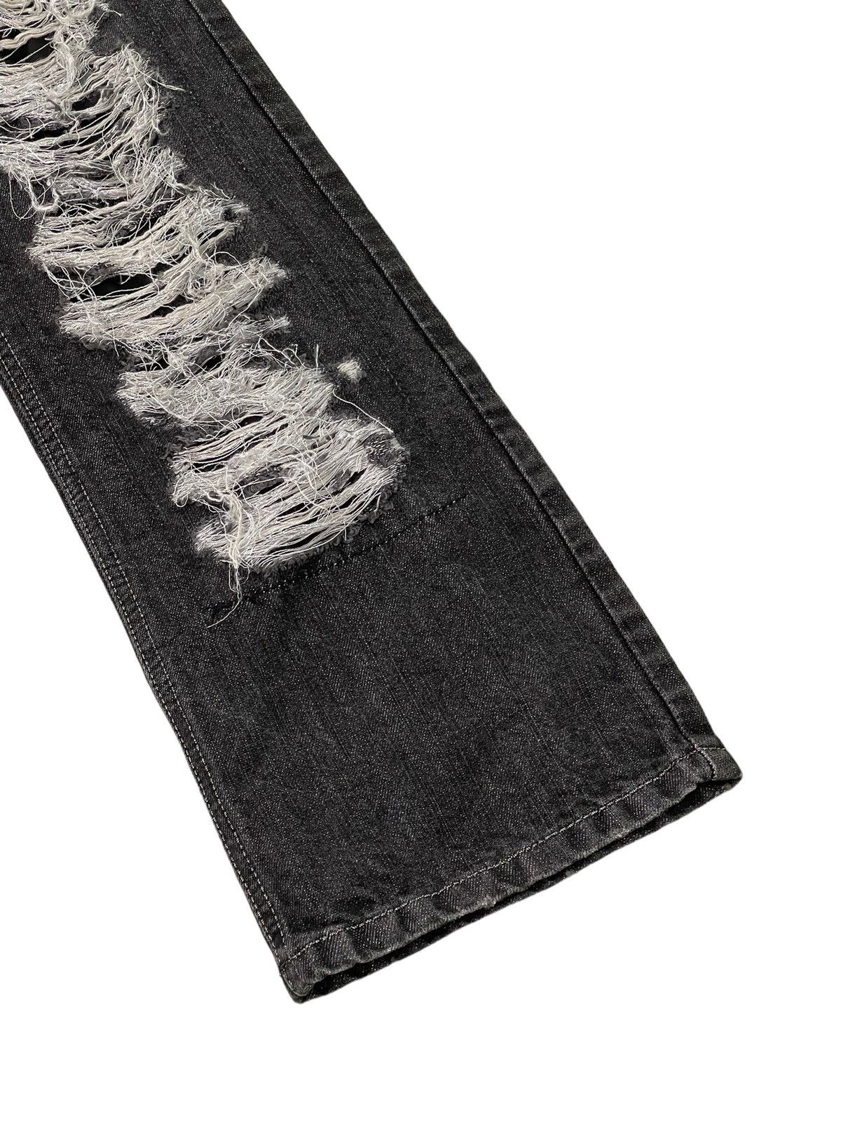 Japanese Brand Flare Jeans Slim Lagust Distress Denim Boot Cut 5🟦6 Size US 30 / EU 46 - 4 Thumbnail