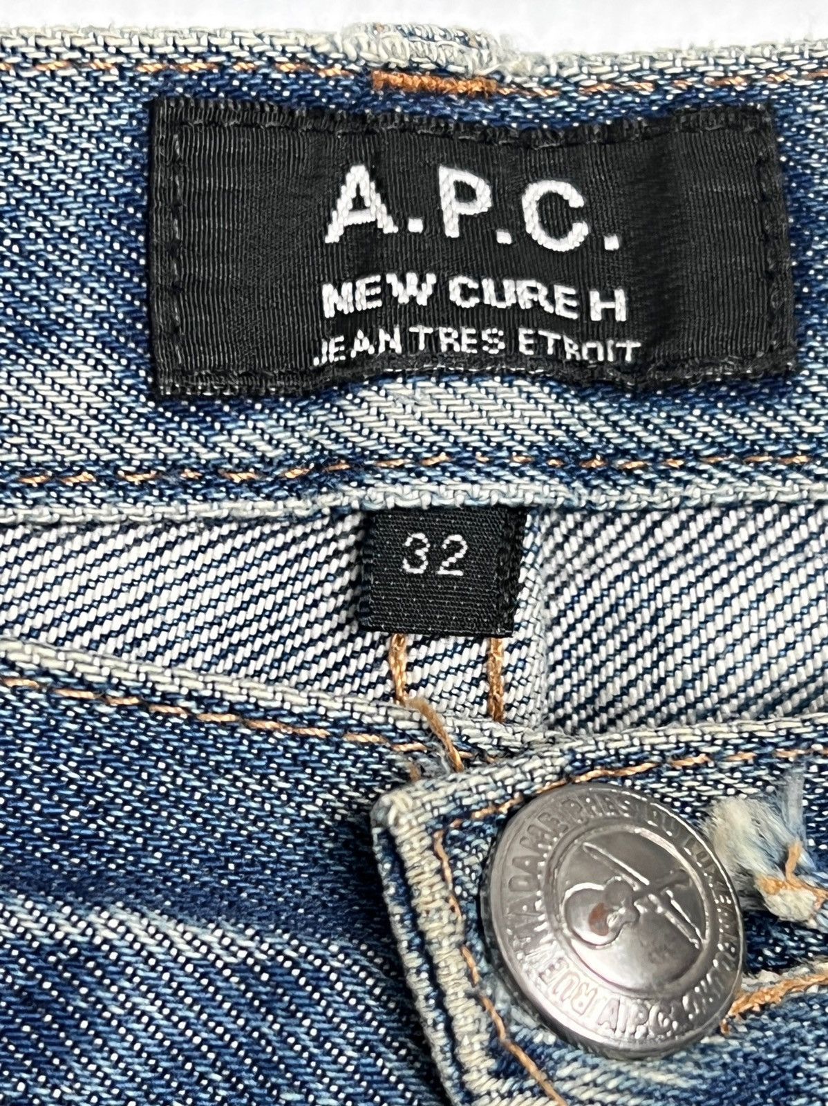A.P.C. Distressed Butler Denim Jeans Size US 31 - 8 Thumbnail