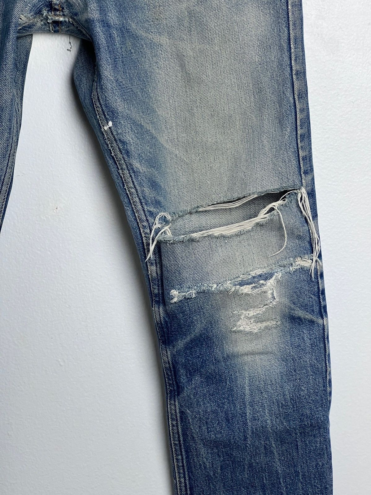 A.P.C. Distressed Butler Denim Jeans Size US 31 - 3 Thumbnail