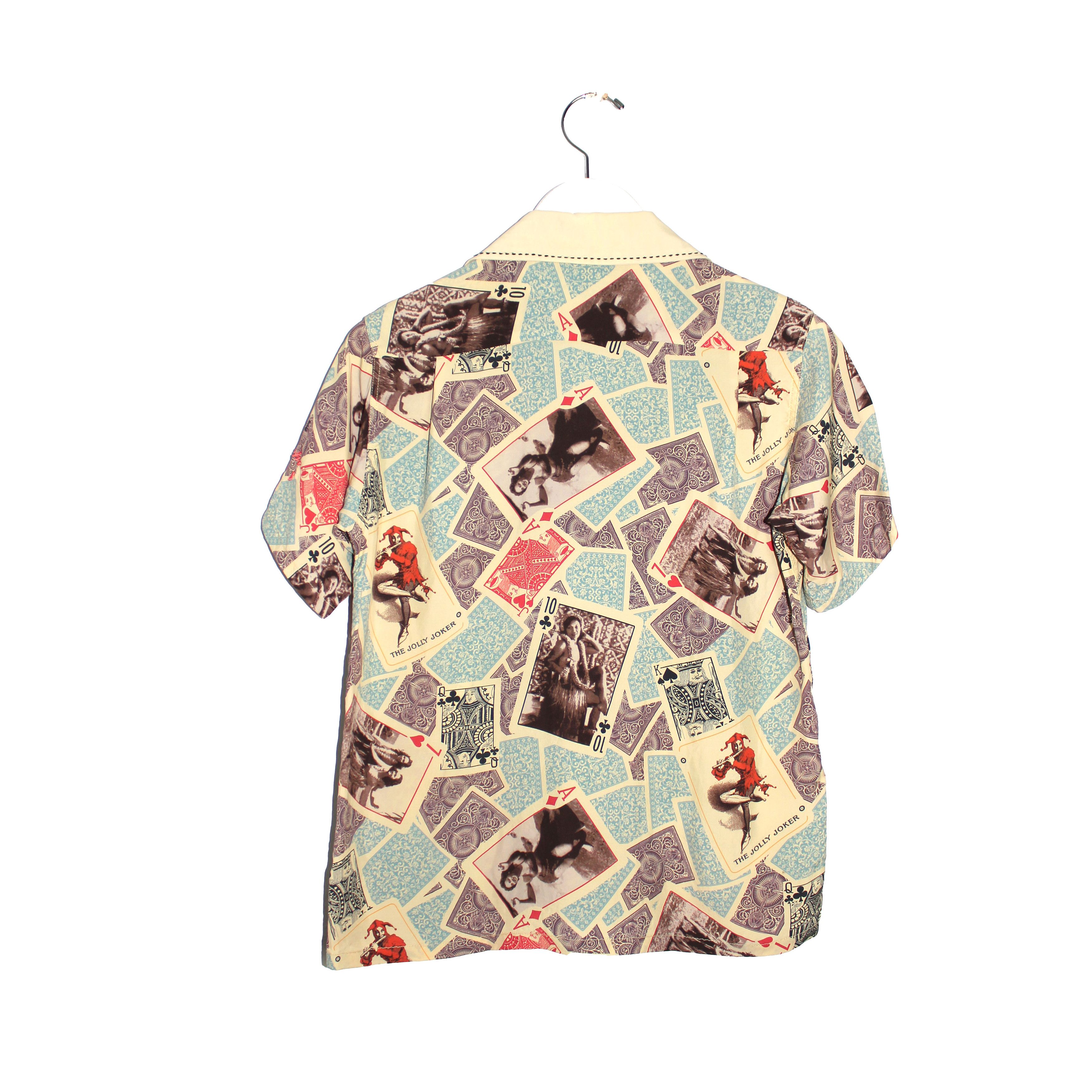 Sun Surf El Rancho Vegas Poker Printed Rayon Camp Collar Shirt Size XS / US 0-2 / IT 36-38 - 2 Thumbnail