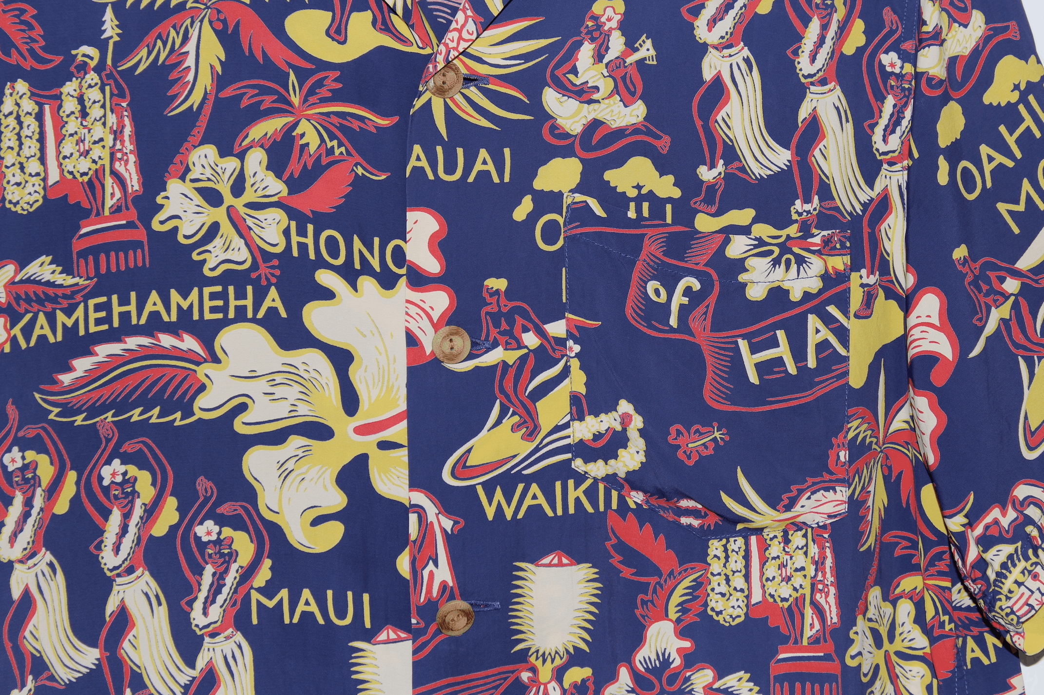 Sun Surf Hawaiian Print Rayon Camp Collar Shirt Size US S / EU 44-46 / 1 - 5 Thumbnail