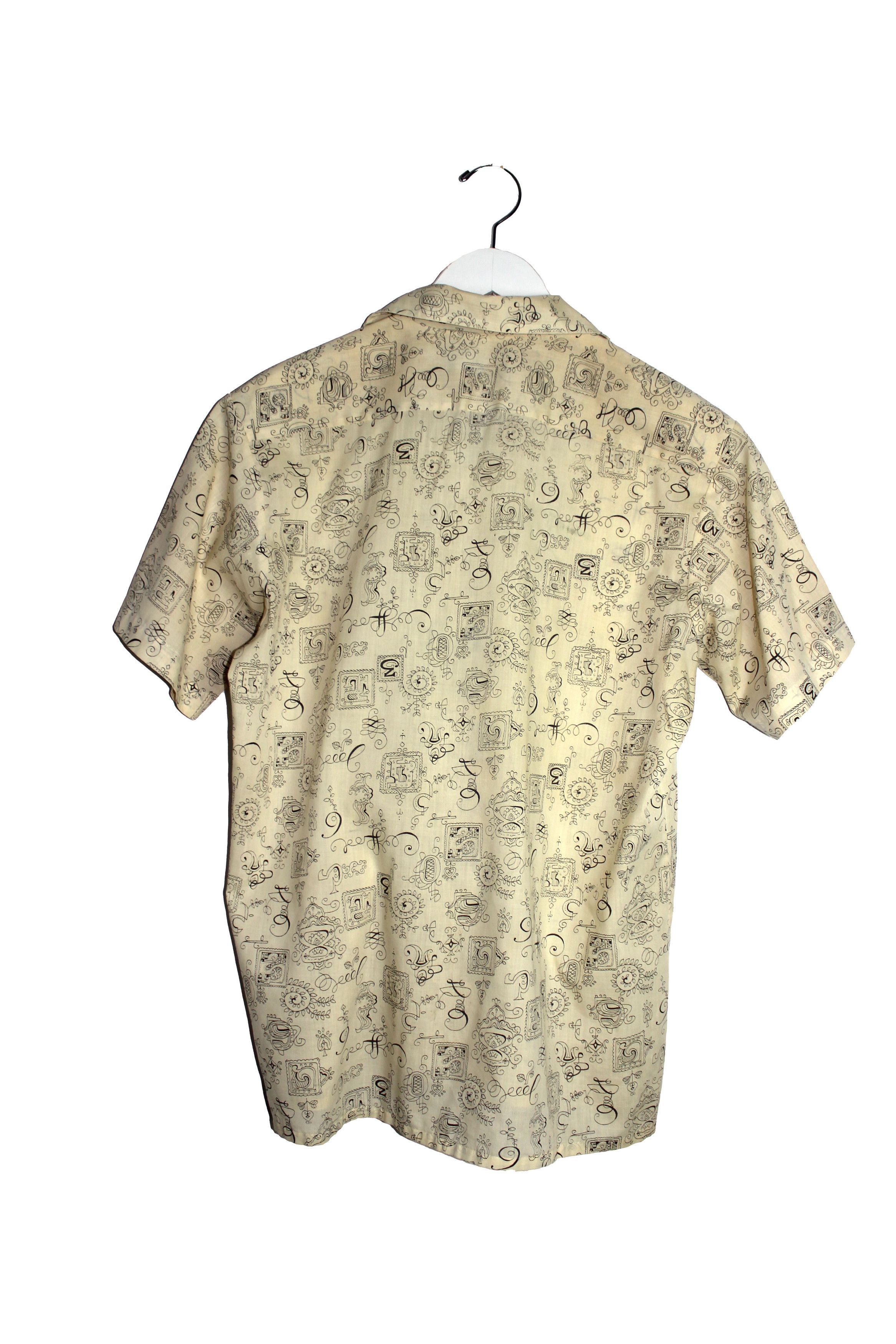 Vintage Printed Camp Collar Shirt Size US M / EU 48-50 / 2 - 2 Thumbnail