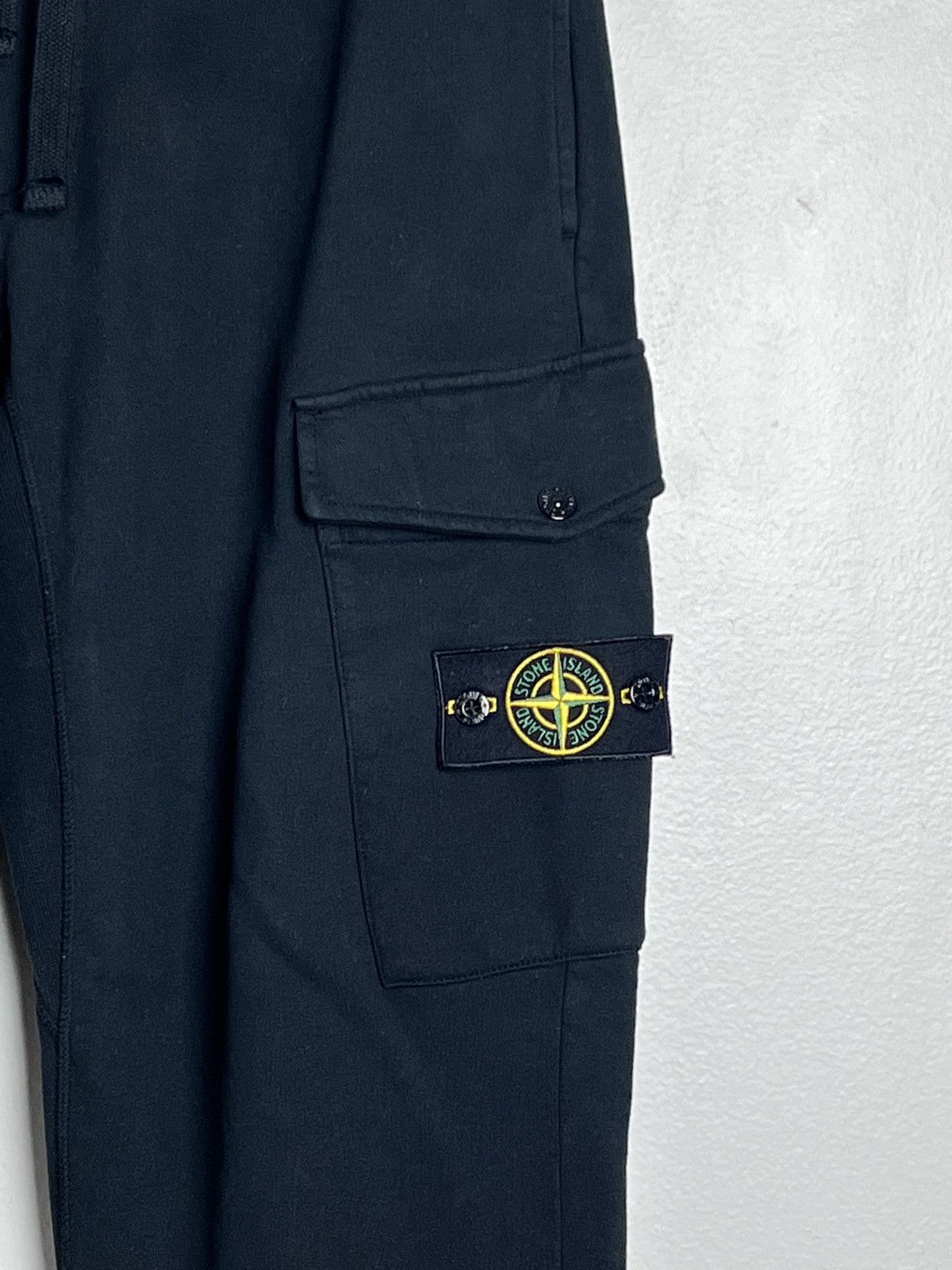 Stone Island Slim-Fit Cotton-Jersey Cargo Sweatpants Size US 34 / EU 50 - 3 Thumbnail