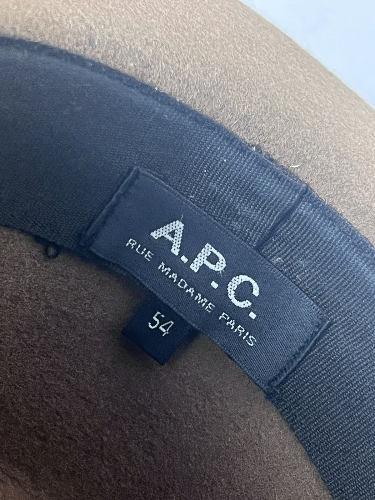 A.P.C. Fishing Wool Felt Fedora Hat Size ONE SIZE - 5 Thumbnail