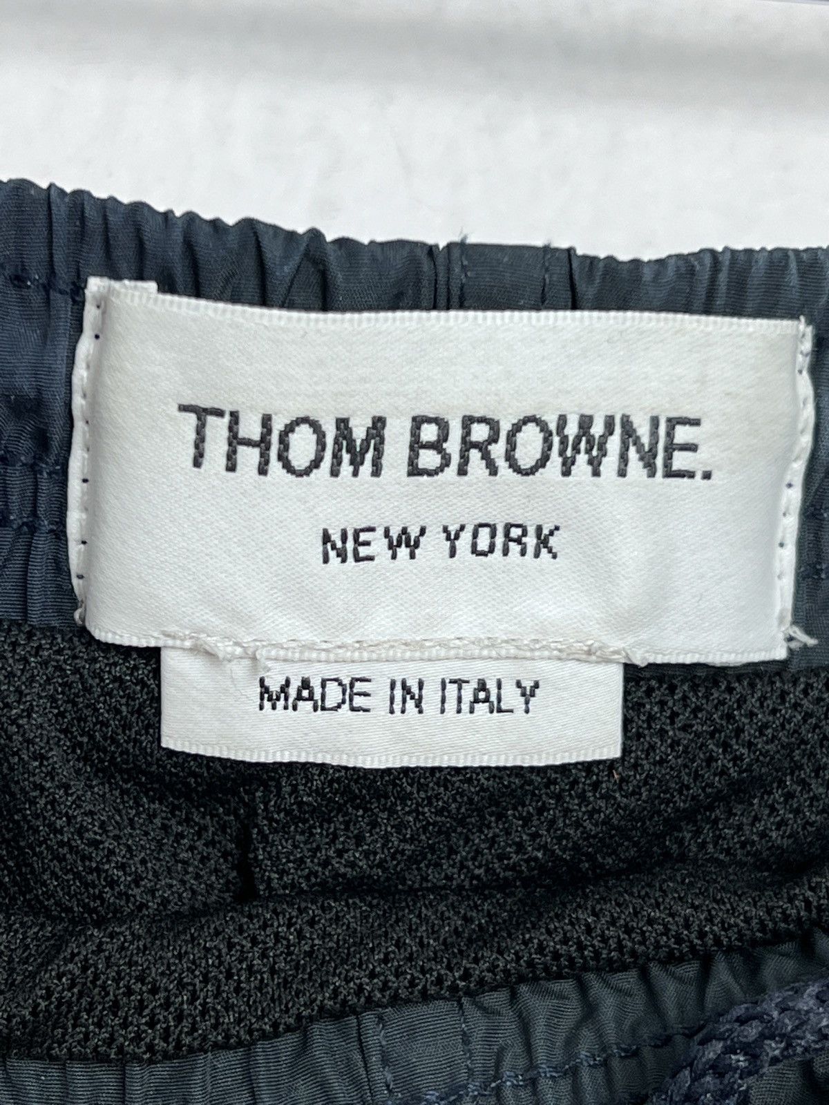 Thom Browne Navy Nylon Swim Shorts Size US 30 / EU 46 - 8 Thumbnail