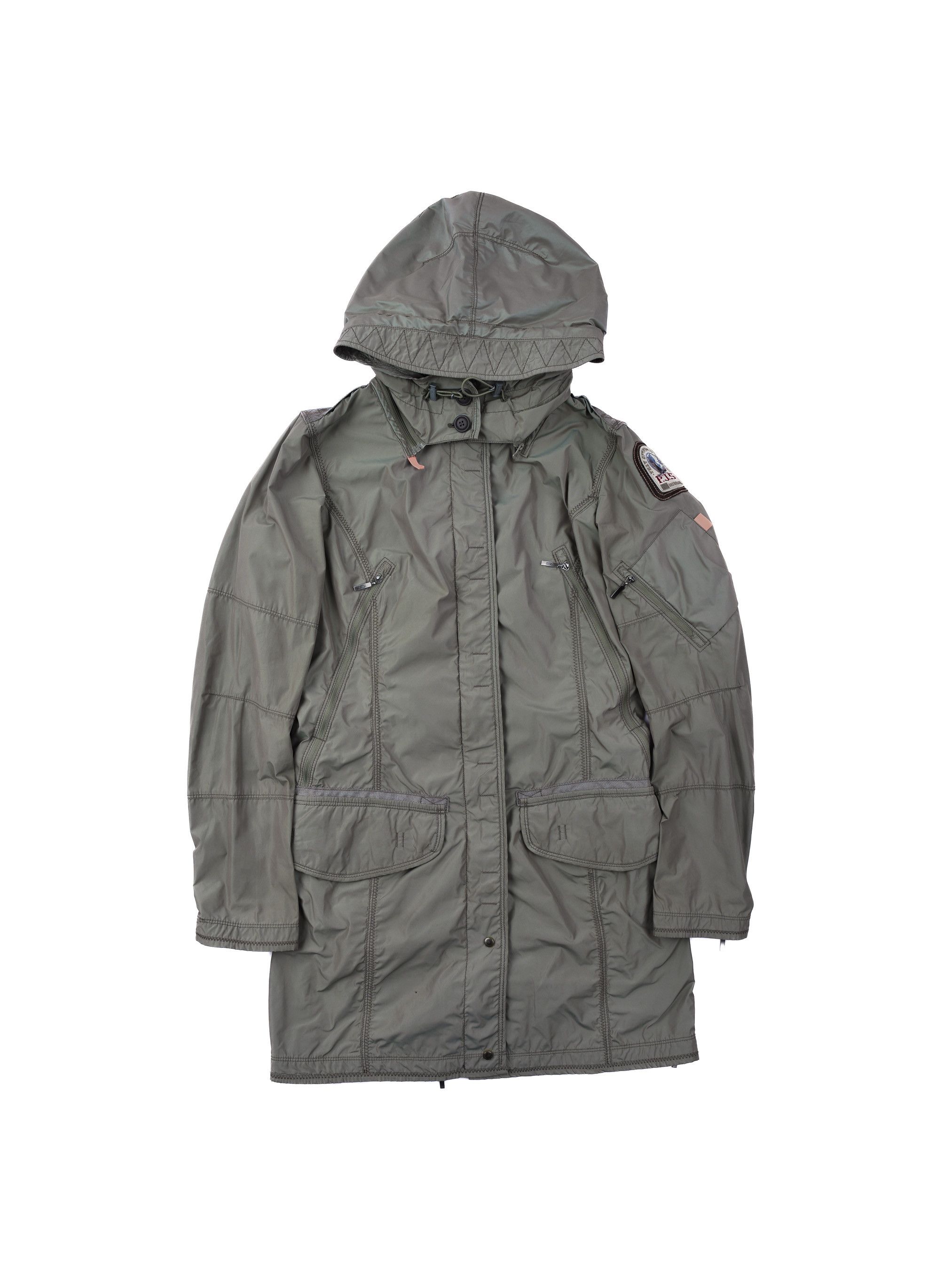 Parajumpers Wind Breaker Long Hooded Parka Jacket