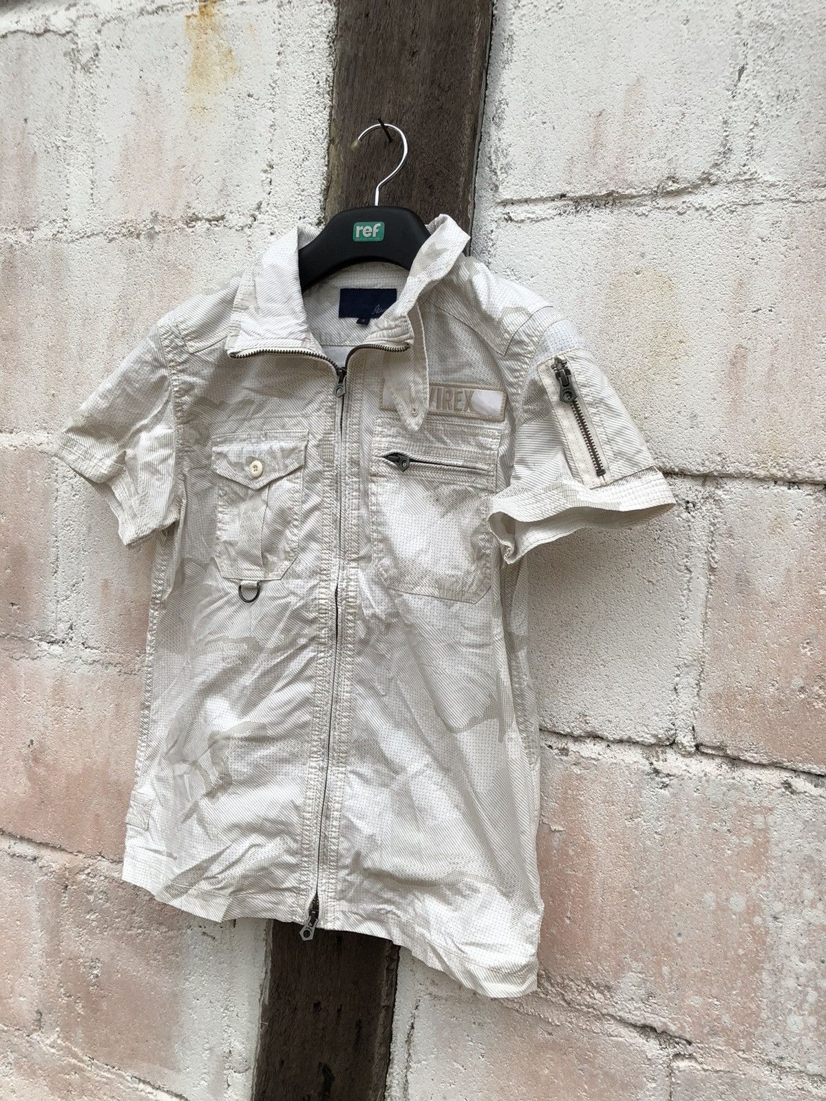 Avirex Avirex Polos White Camo shirt Button up Size S / US 4 / IT 40 - 5 Thumbnail