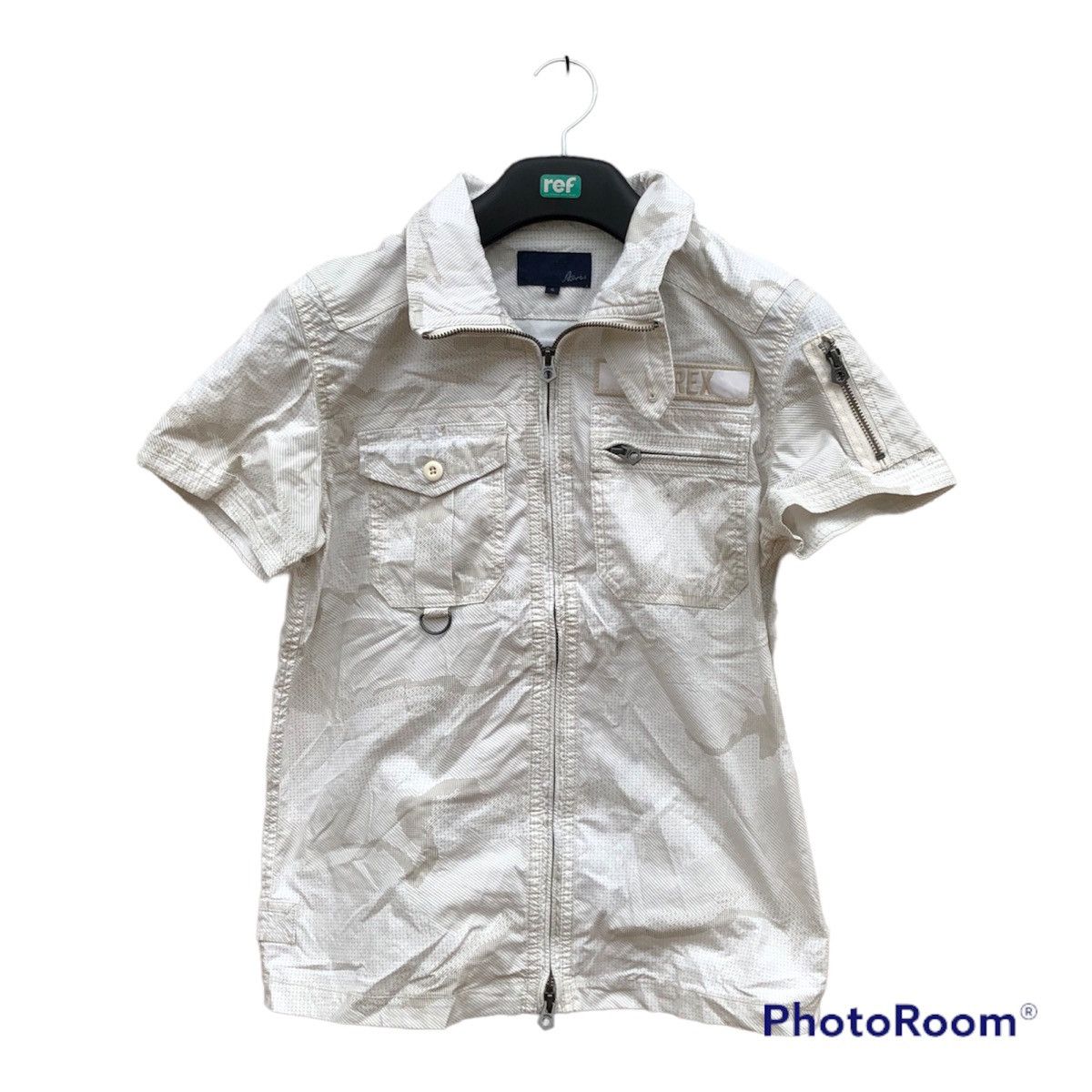 Avirex Avirex Polos White Camo shirt Button up Size S / US 4 / IT 40 - 3 Thumbnail