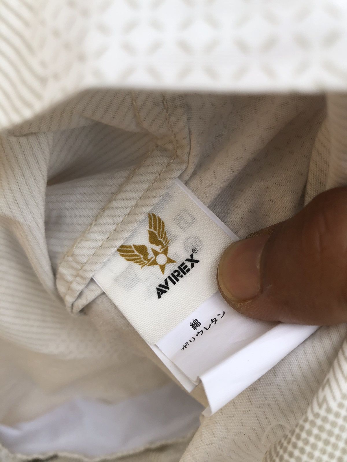 Avirex Avirex Polos White Camo shirt Button up Size S / US 4 / IT 40 - 7 Thumbnail