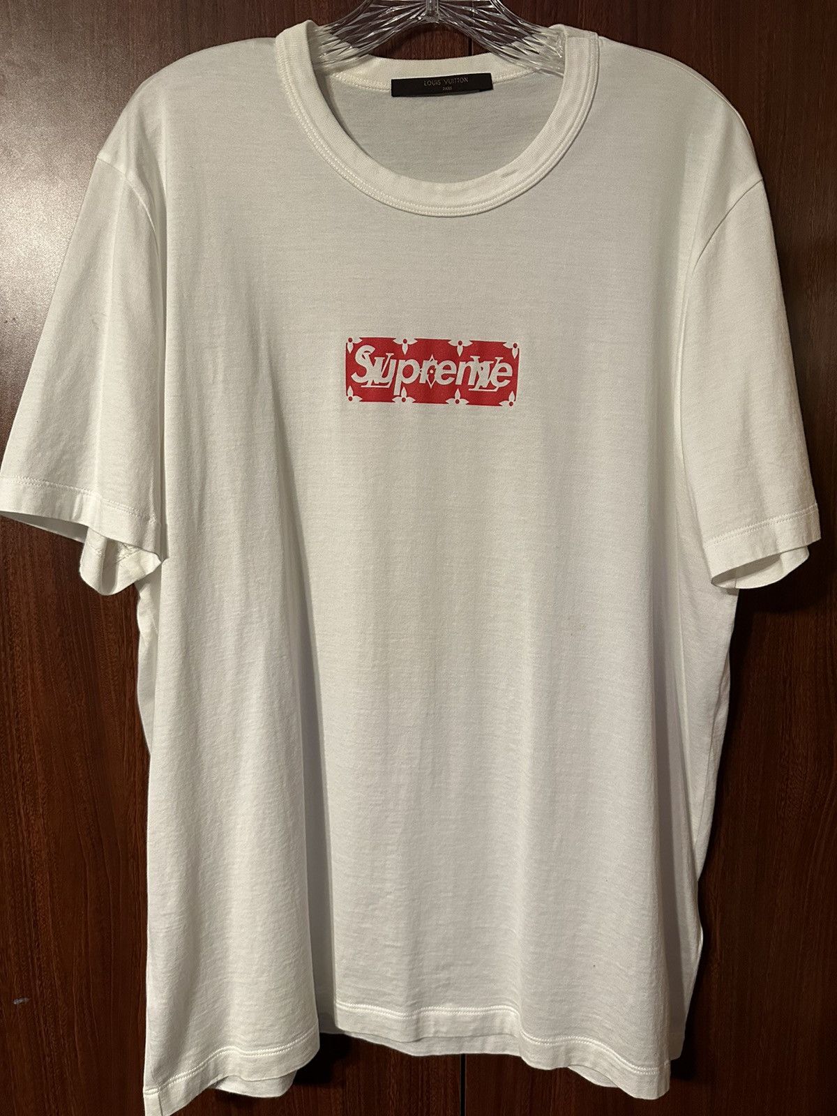 Supreme Louis Vuitton Supreme Monogram Box Logo T-Shirt | Grailed