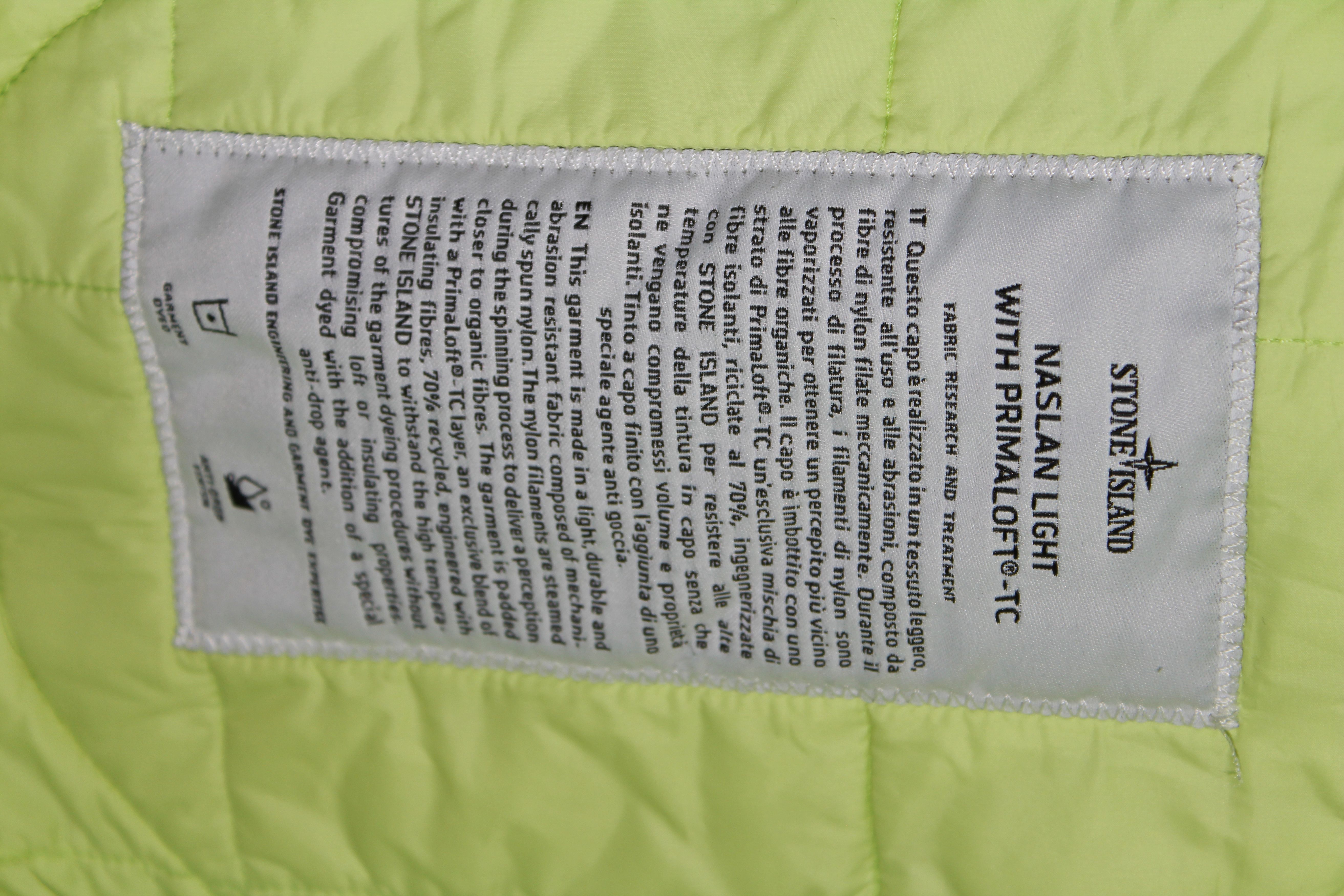 Stone Island Naslan Light Primaloft®-TC Hooded Jacket Size US L / EU 52-54 / 3 - 7 Thumbnail
