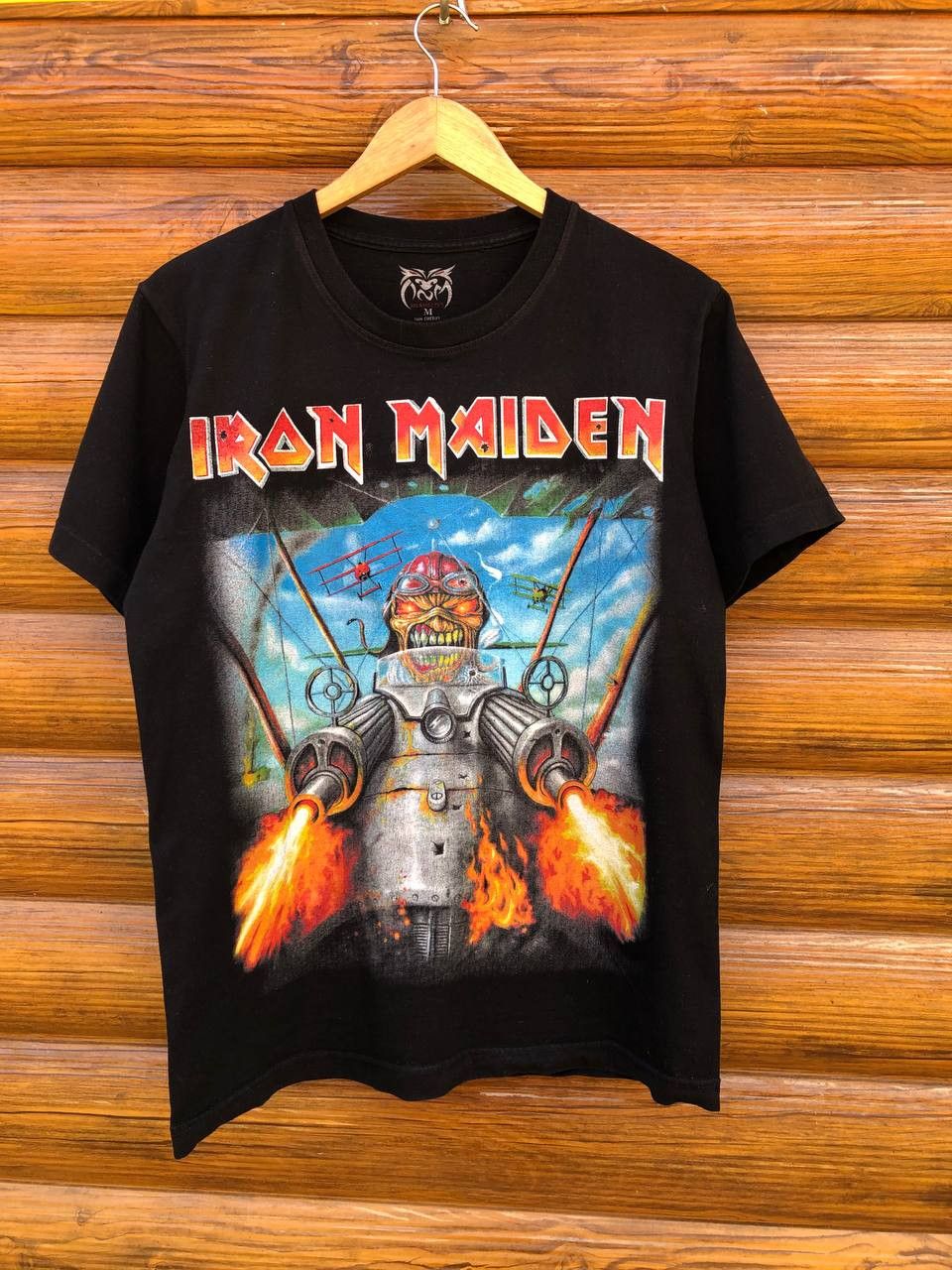 Band Tees Iron Maden vintage rock band tee Size US M / EU 48-50 / 2 - 1 Thumbnail