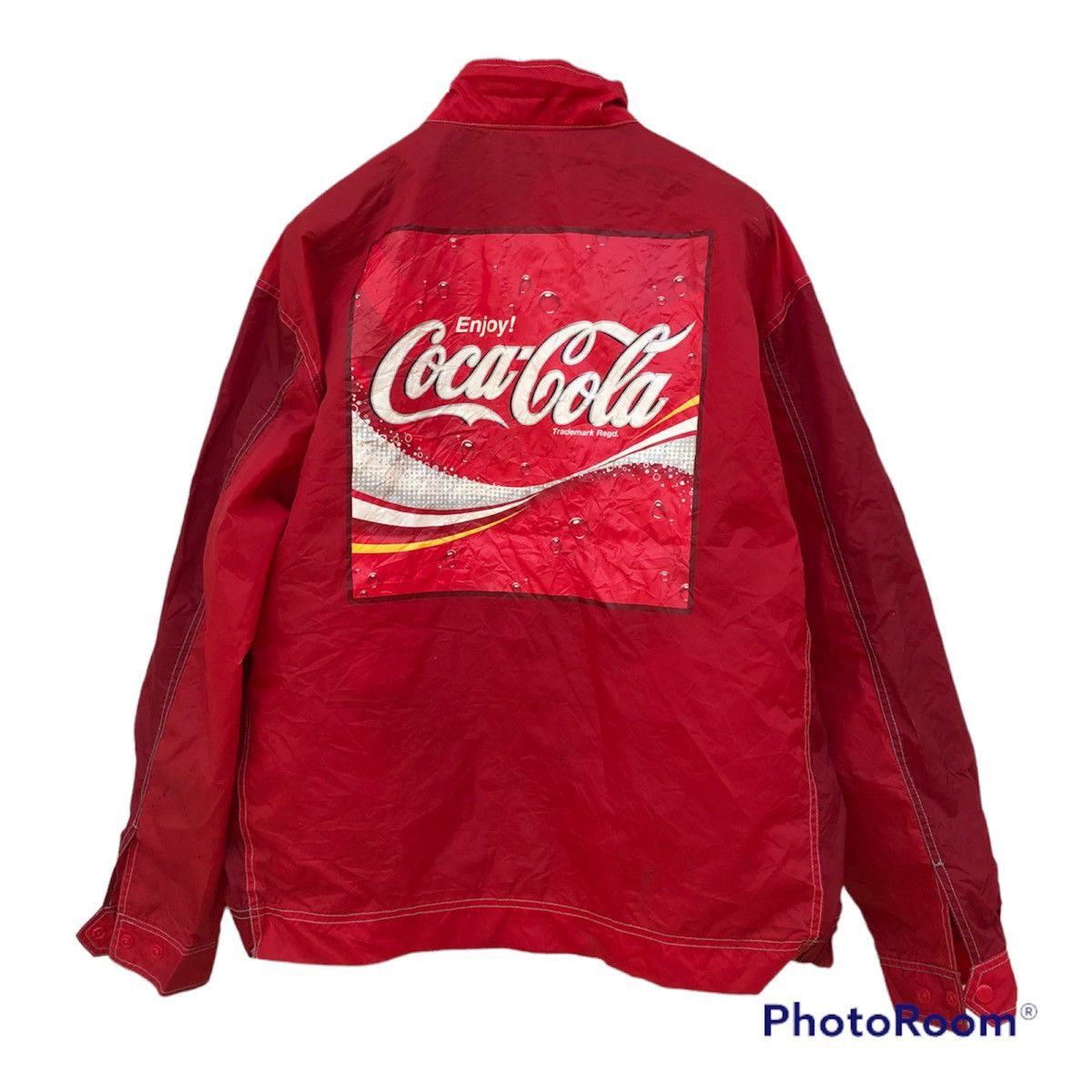 Coca Cola Coca Cola Enjoy Windbreaker Coach’s Jacket Size US L / EU 52-54 / 3 - 2 Thumbnail