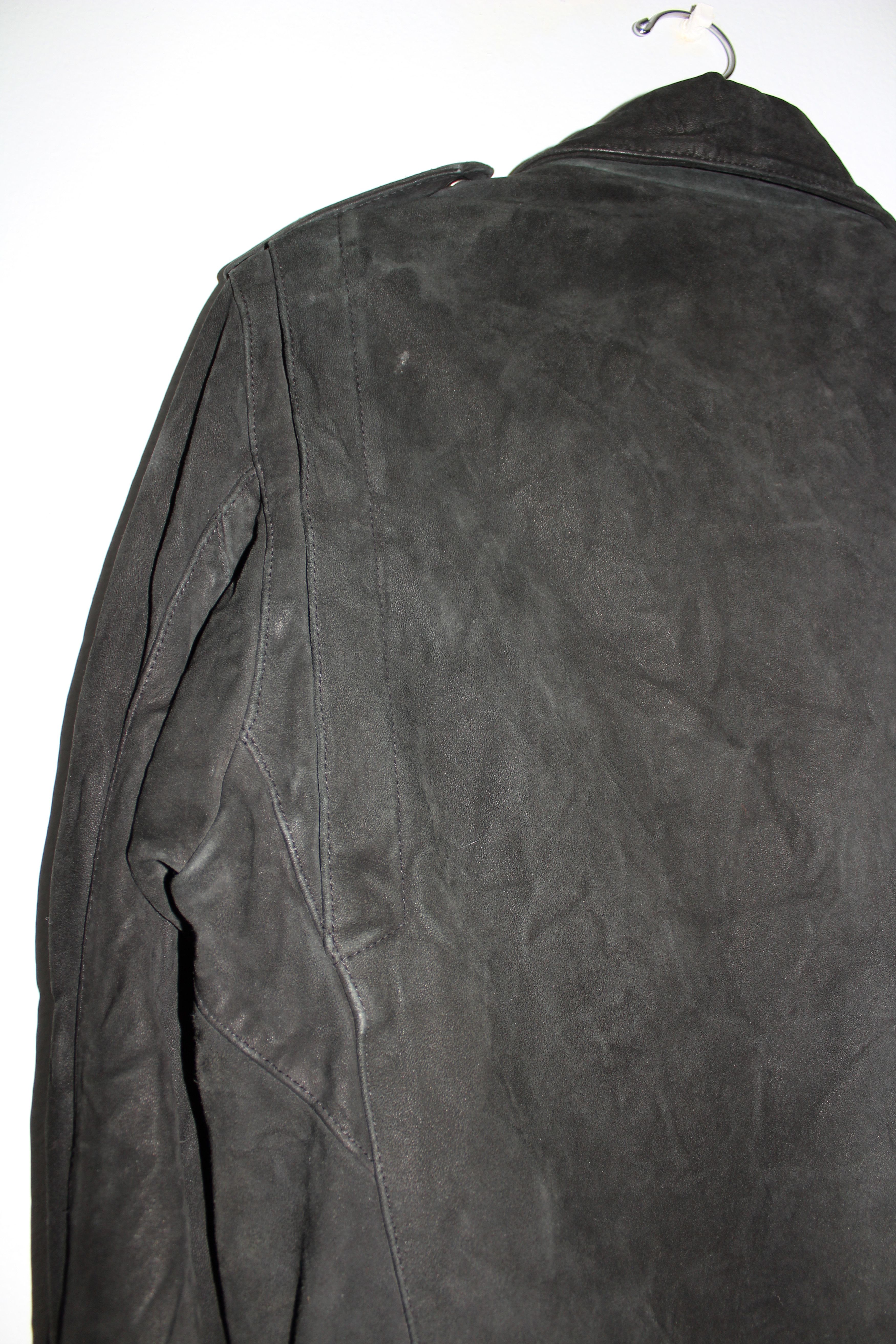 Balmain Christophe Decarnin Era Suede Leather Moto Biker Jacket Size US M / EU 48-50 / 2 - 6 Thumbnail