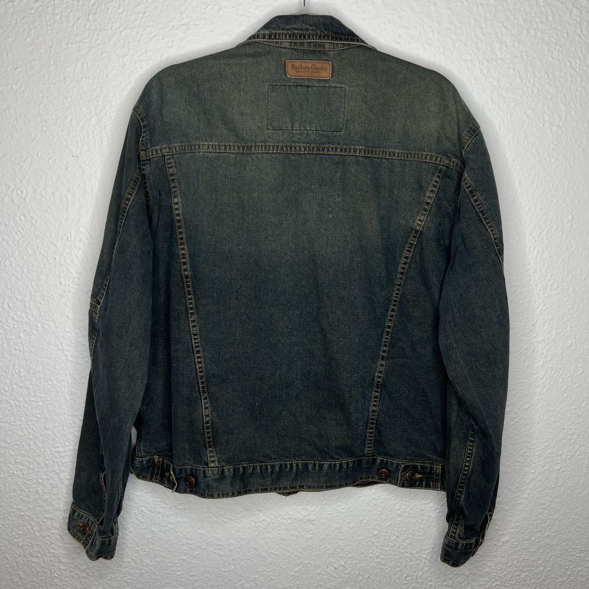 Marlboro Marlboro Classic Vintage Denim Jeans Jacket Made In USA Size US XL / EU 56 / 4 - 8 Thumbnail