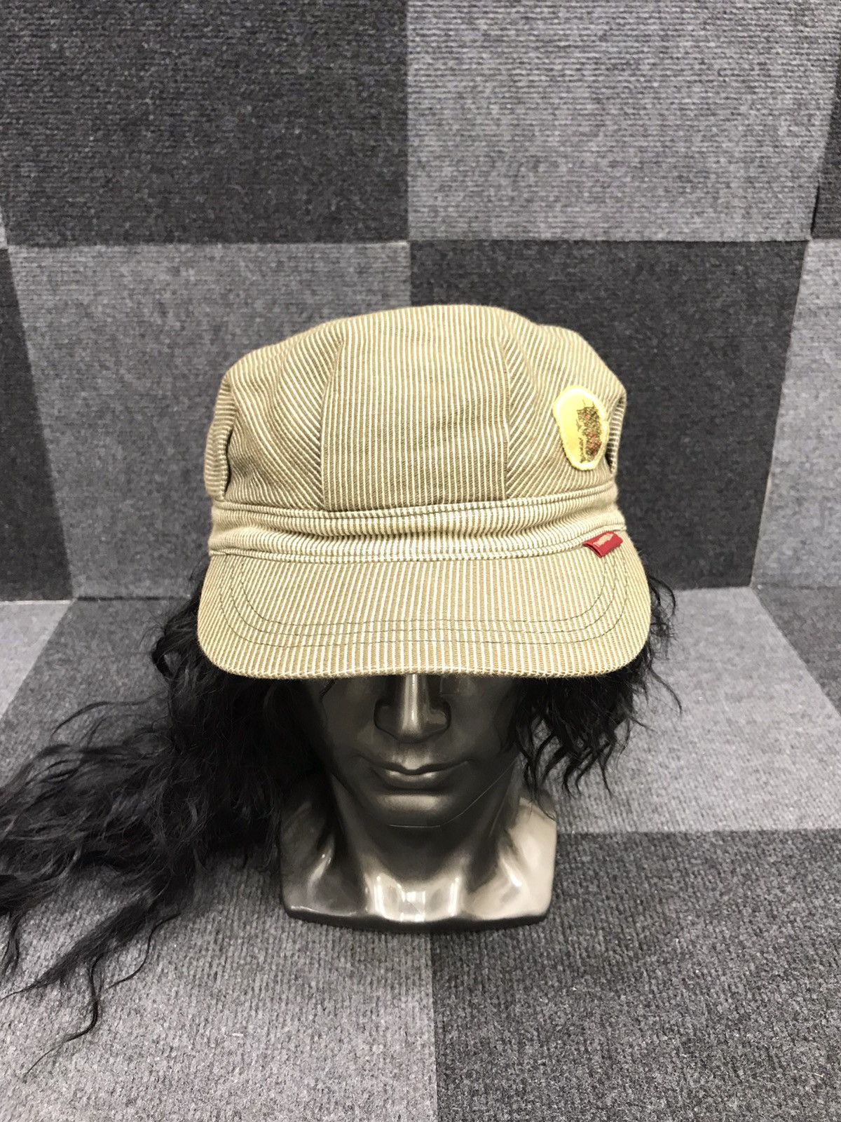 Japanese Brand FPeace Japn Hickory Short Mechanic Cap Size ONE SIZE - 2 Thumbnail
