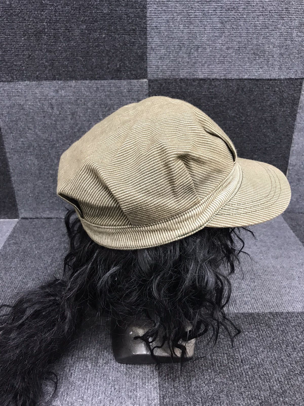 Japanese Brand FPeace Japn Hickory Short Mechanic Cap Size ONE SIZE - 4 Thumbnail
