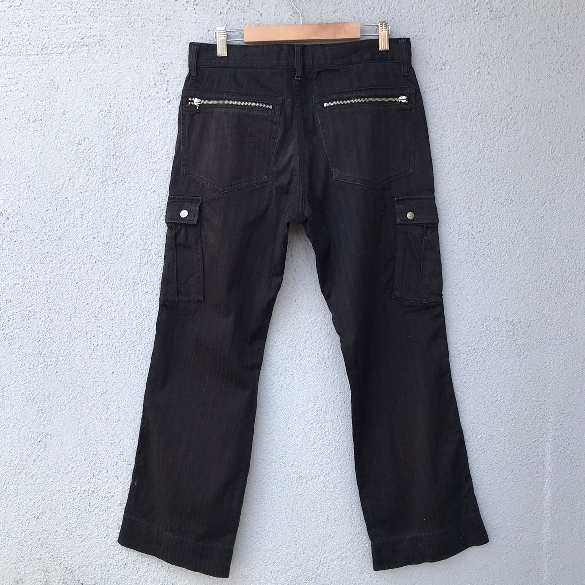 Japanese Brand Louis Chavlon Stripe Line Trousers Cargo Pants Size US 32 / EU 48 - 14 Thumbnail