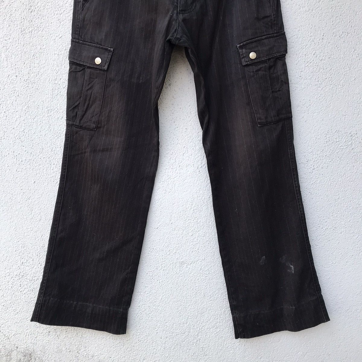 Japanese Brand Louis Chavlon Stripe Line Trousers Cargo Pants Size US 32 / EU 48 - 3 Thumbnail
