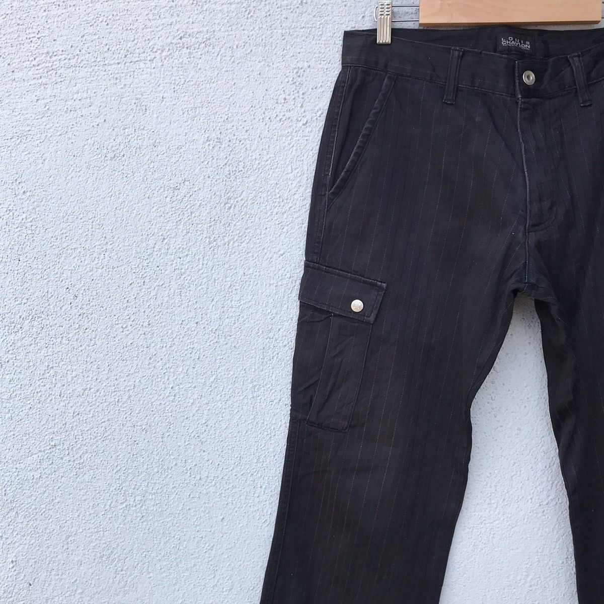 Japanese Brand Louis Chavlon Stripe Line Trousers Cargo Pants Size US 32 / EU 48 - 4 Thumbnail