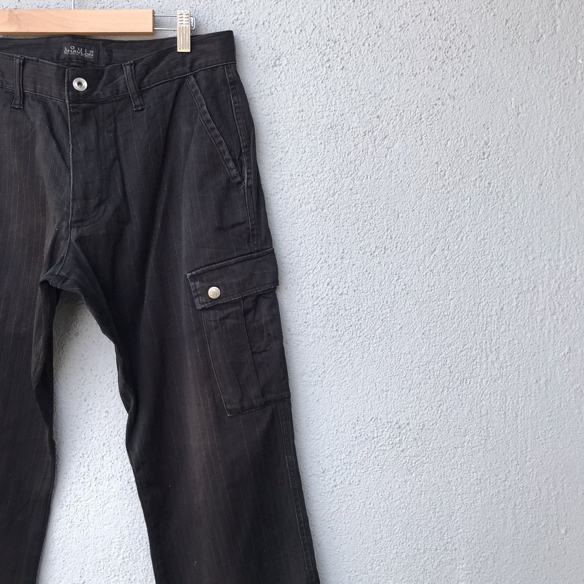 Japanese Brand Louis Chavlon Stripe Line Trousers Cargo Pants Size US 32 / EU 48 - 5 Thumbnail