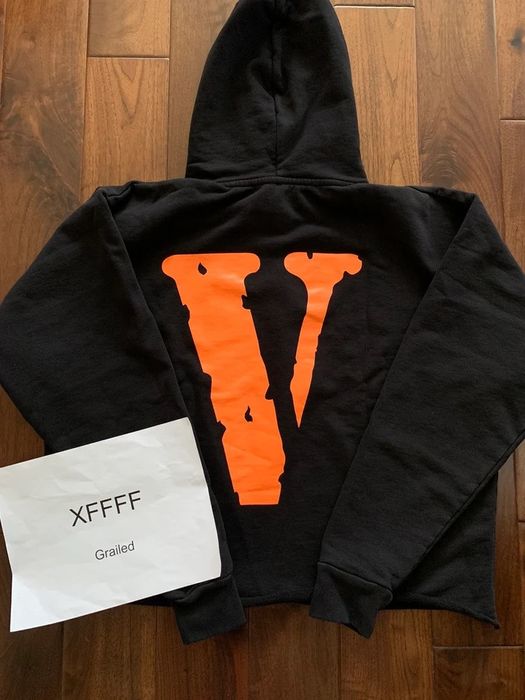 Vlone store hoodie orange