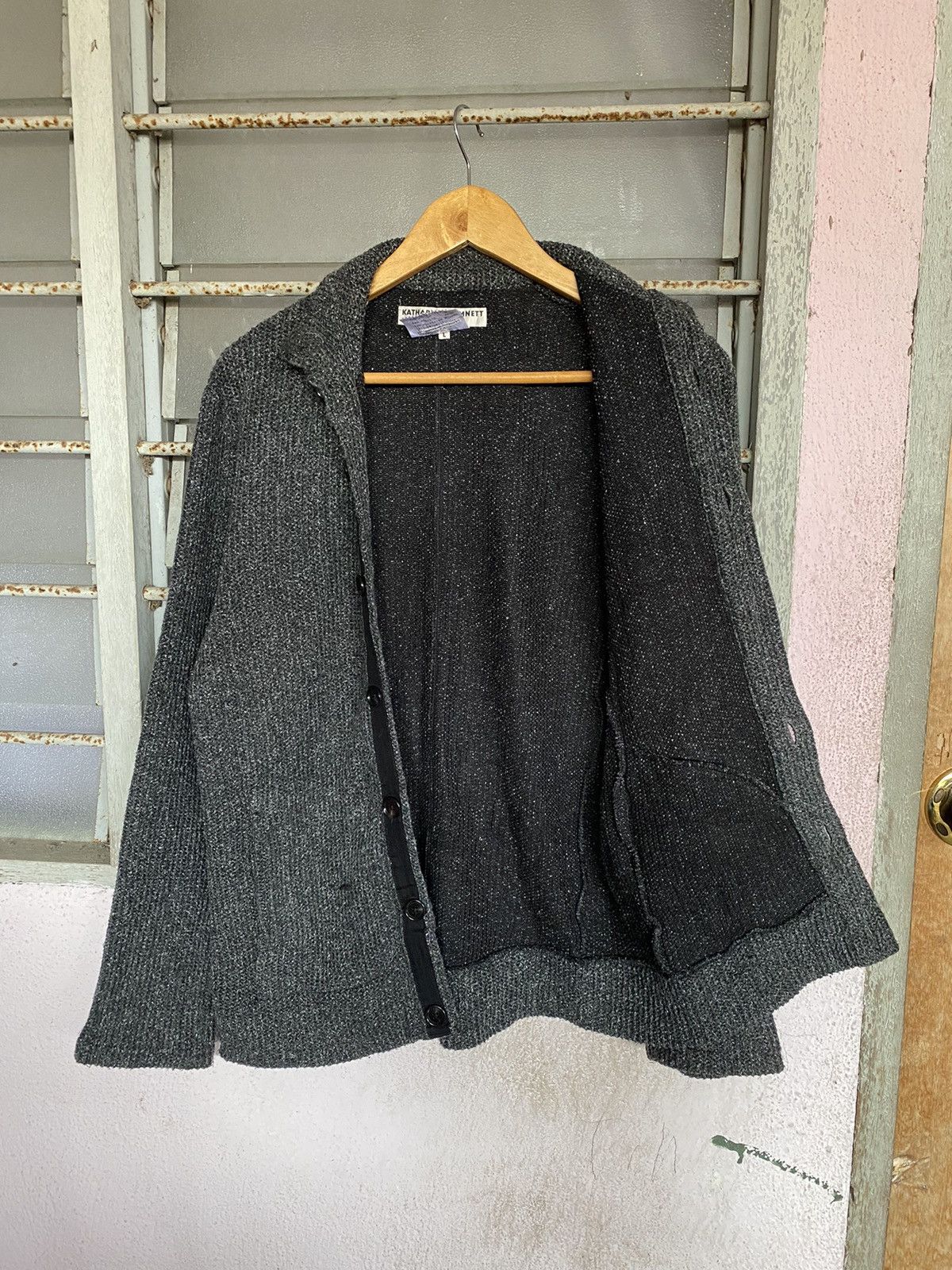 Katharine Hamnett London × Vintage Katharine Hamnett London Knit Sweater Size L / US 10 / IT 46 - 6 Thumbnail