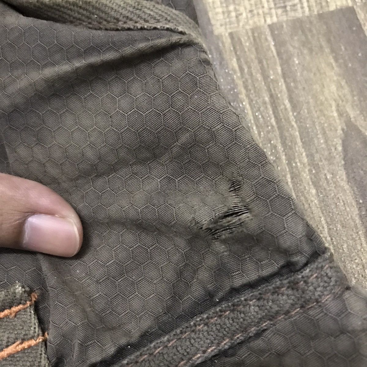 Japanese Brand Vintage Edwin 505 Khaki 3D Front Pocket Tactical Cargo Pants Size US 30 / EU 46 - 8 Thumbnail