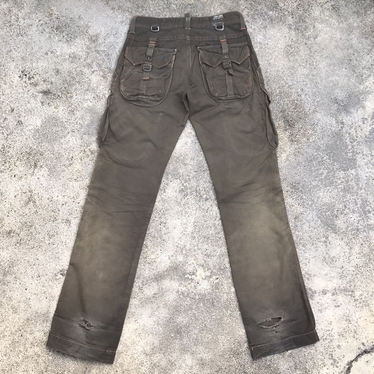 Japanese Brand Vintage Edwin 505 Khaki 3D Front Pocket Tactical Cargo Pants Size US 30 / EU 46 - 18 Thumbnail