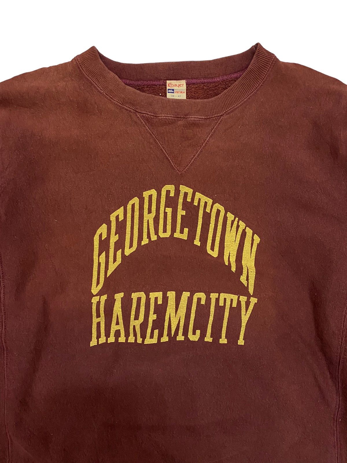 Japanese Brand × Vintage Vintage Kriff Mayer Georgetown Reverse Weave Sweatshirt Size US M / EU 48-50 / 2 - 4 Thumbnail